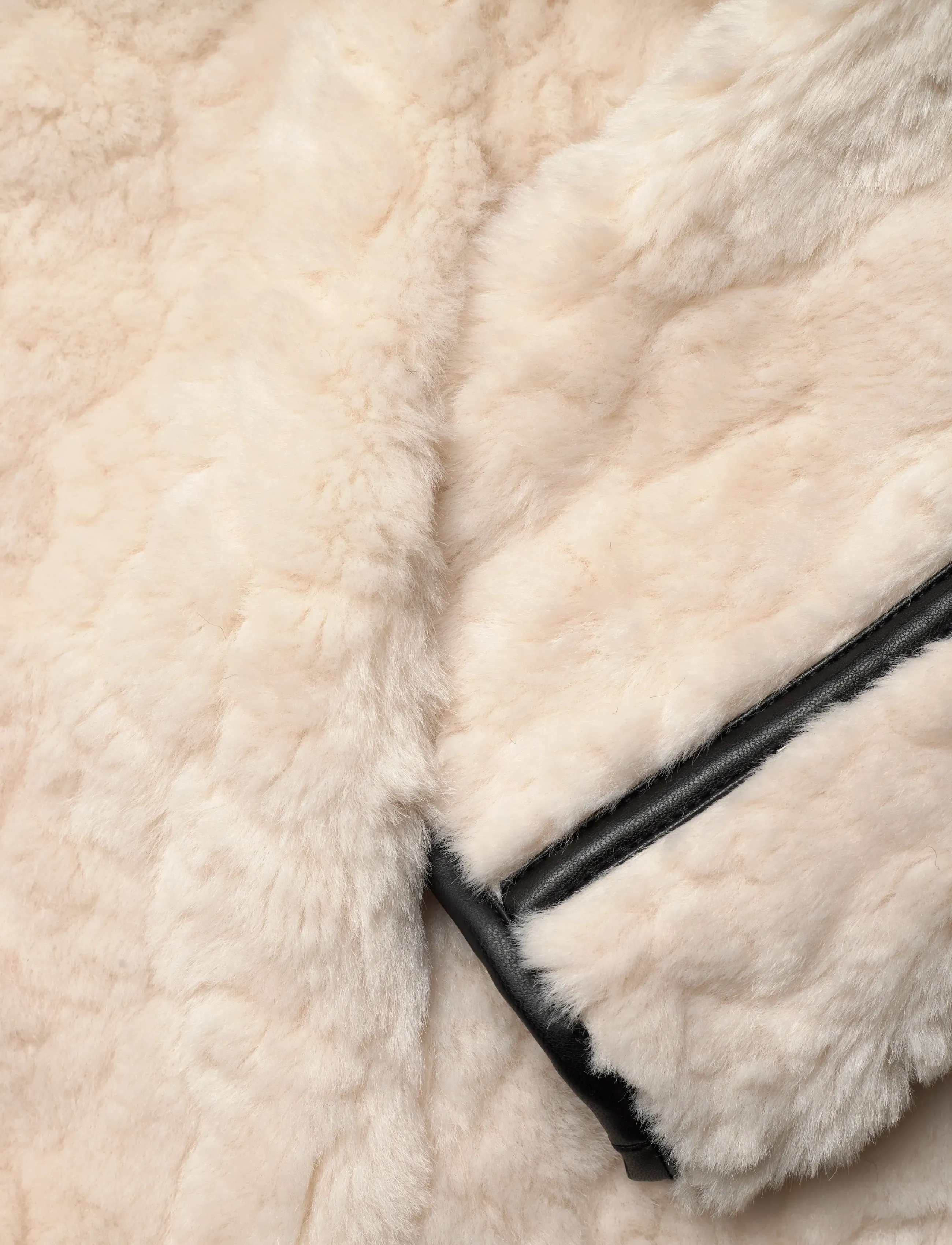 Gina Tricot - Faux fur bonded coat - frakker - creme (1263) - 3