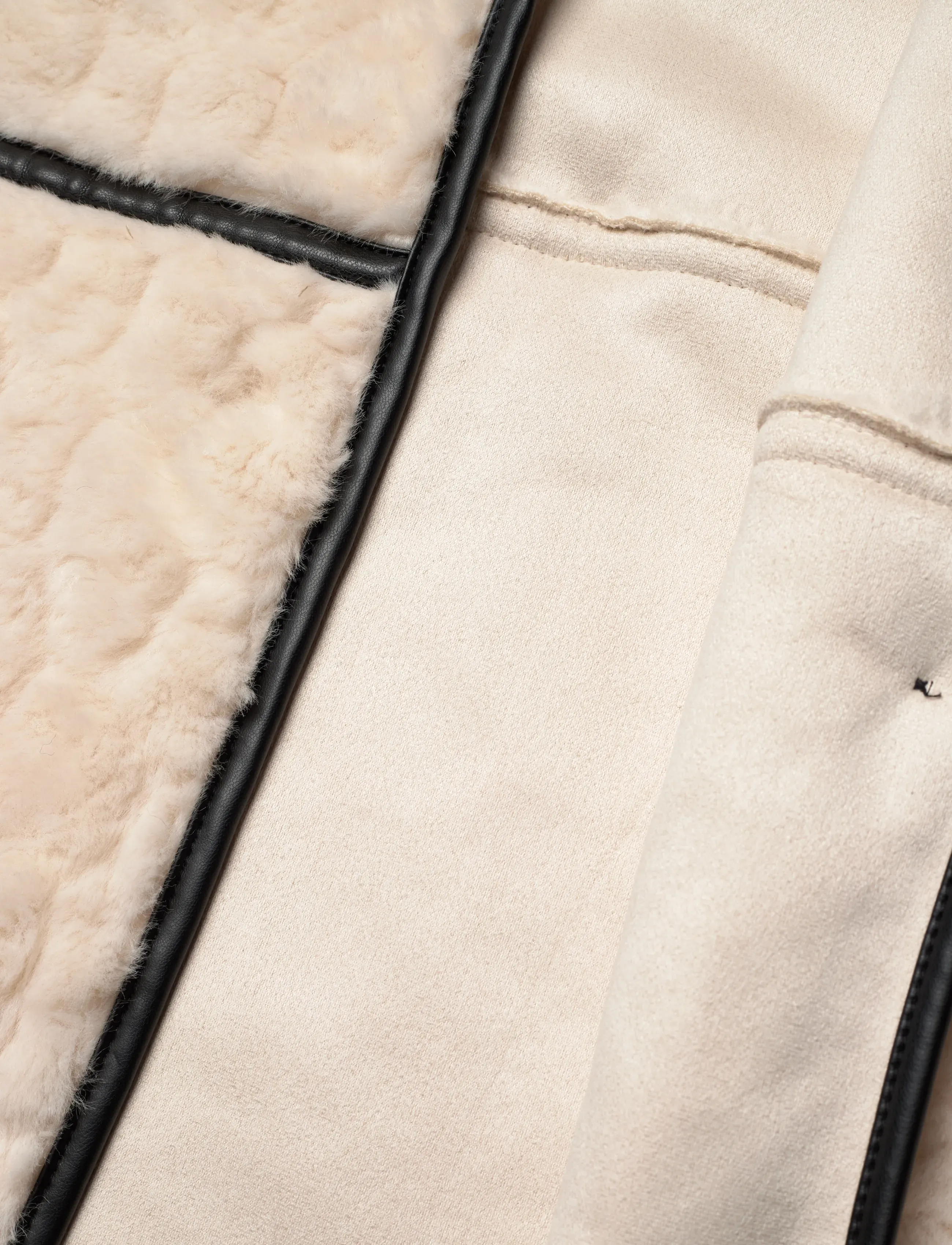 Gina Tricot - Faux fur bonded coat - frakker - creme (1263) - 4