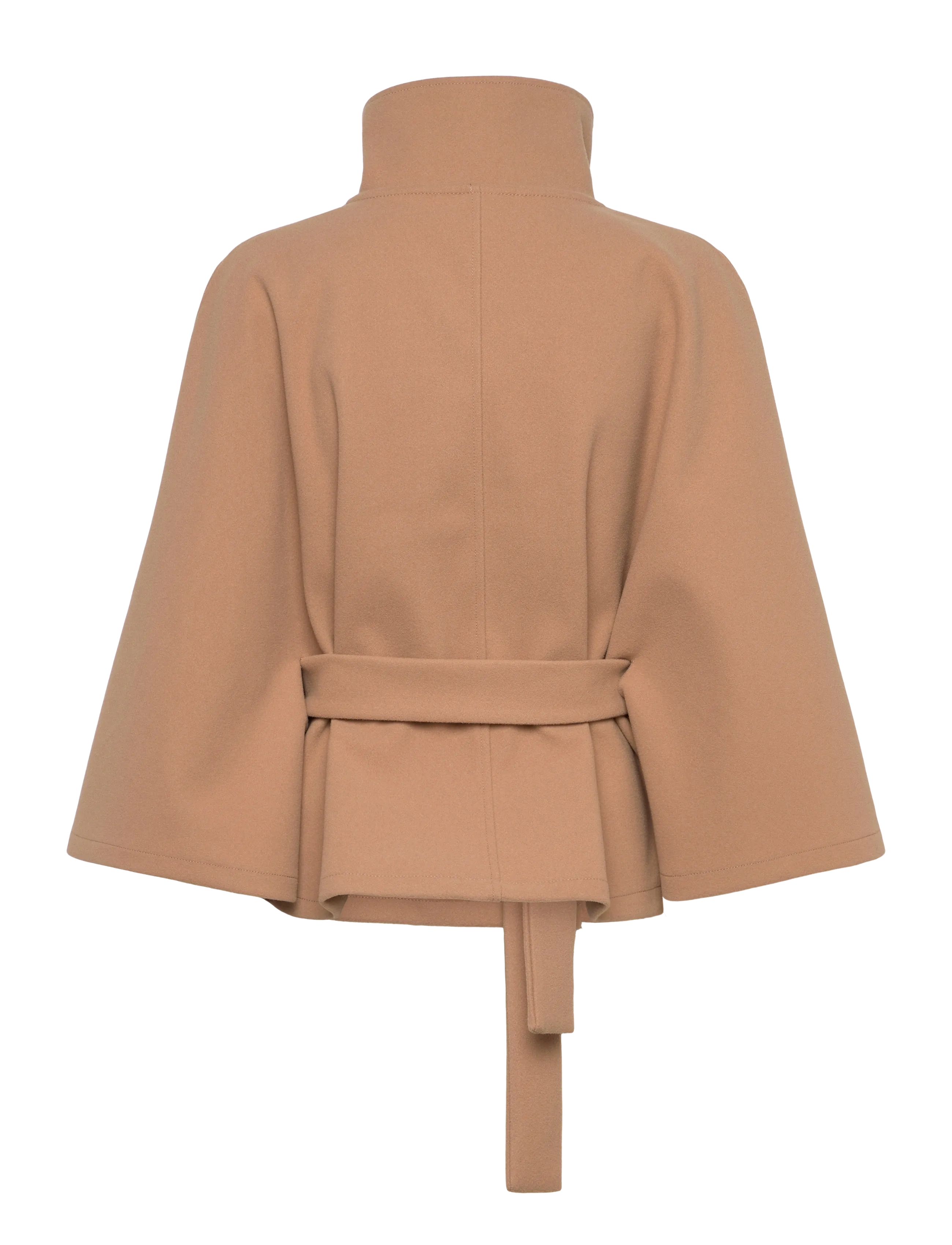 Gina Tricot - Belt cape jacket - forårsjakker - camel (7022) - 2