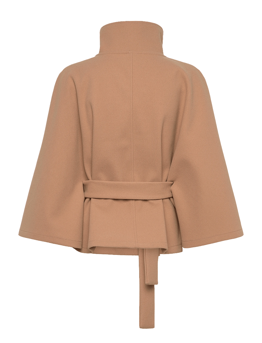 Gina Tricot - Belt cape jacket - frühlingsjacken - camel (7022) - 2