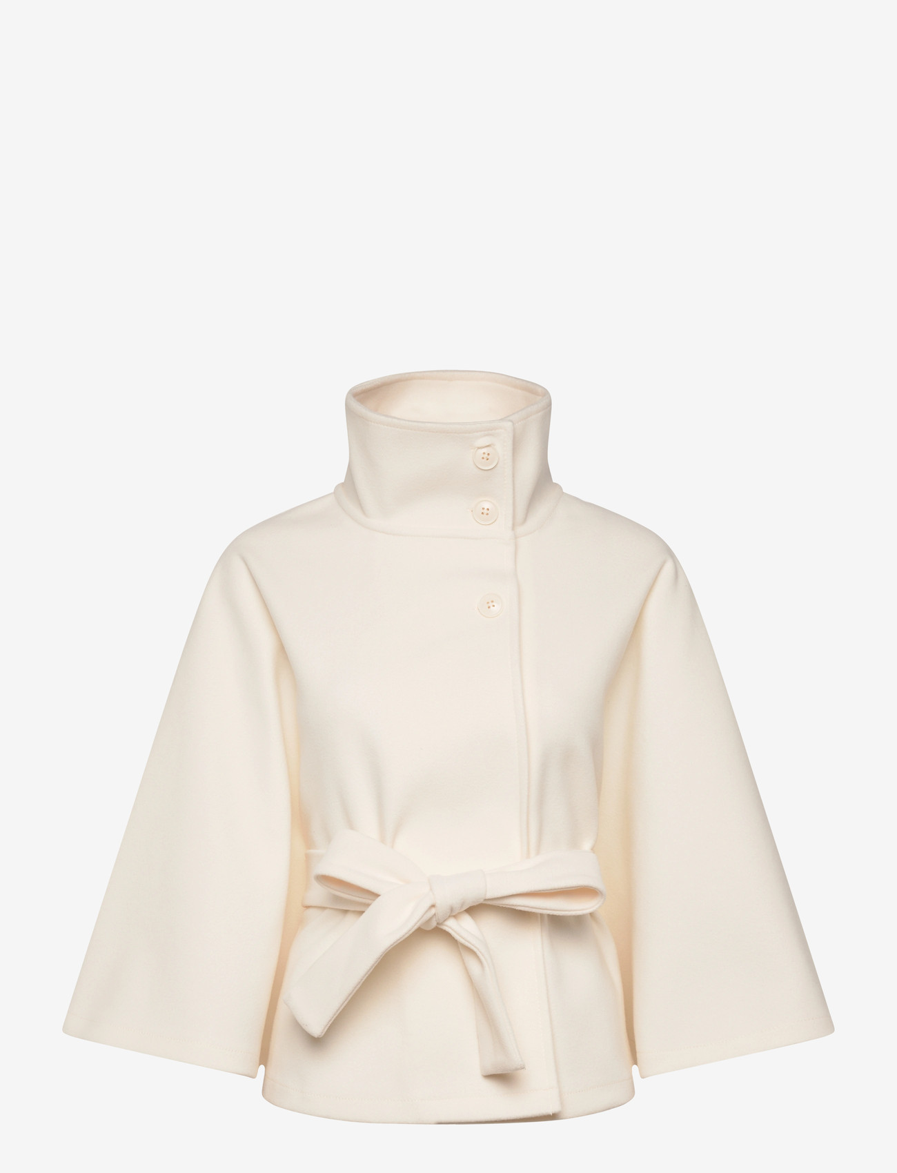 Gina Tricot - Belt cape jacket - vårjackor - antique white (1066) - 1