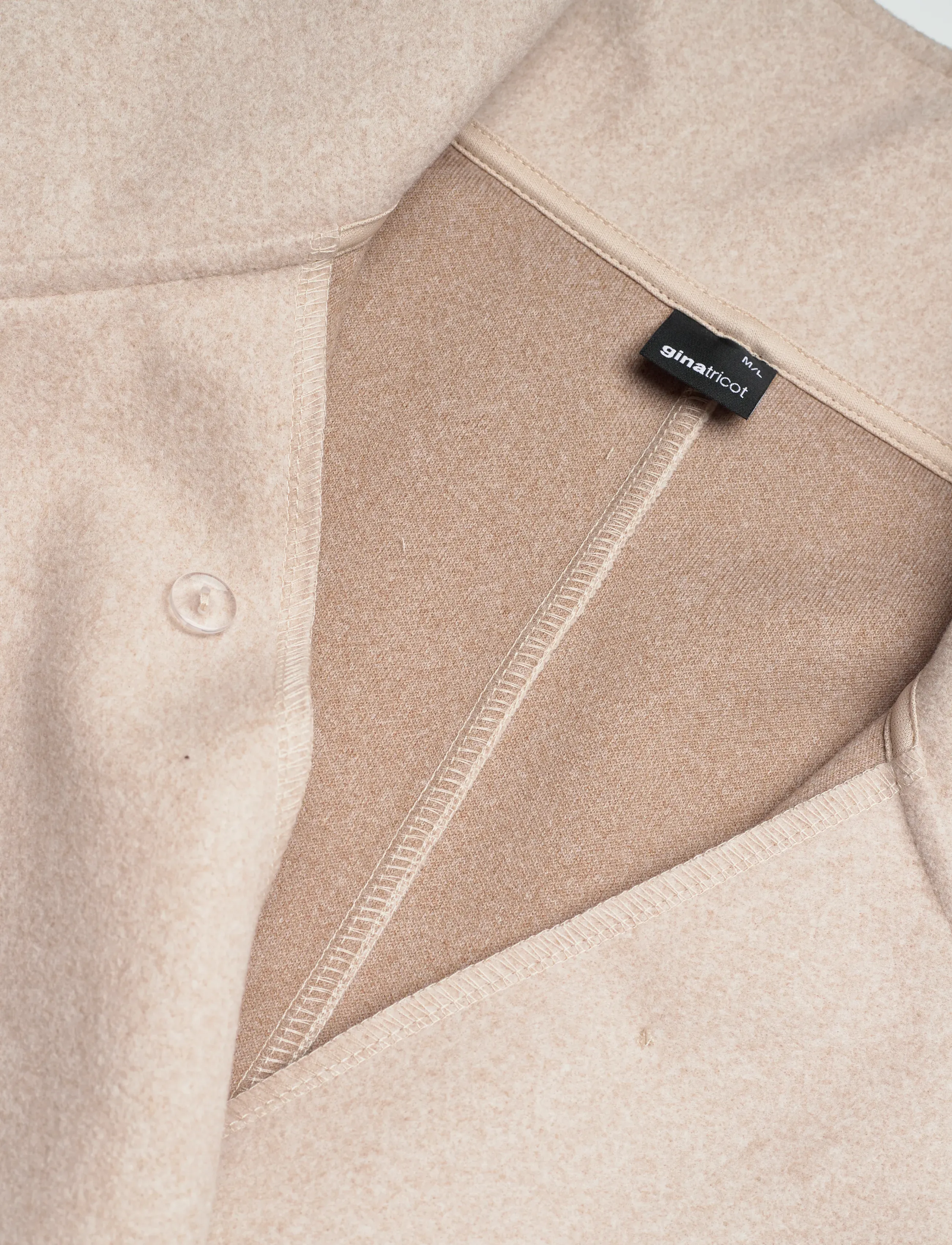 Gina Tricot - Belt cape jacket - vårjackor - beige melange (1186) - 2
