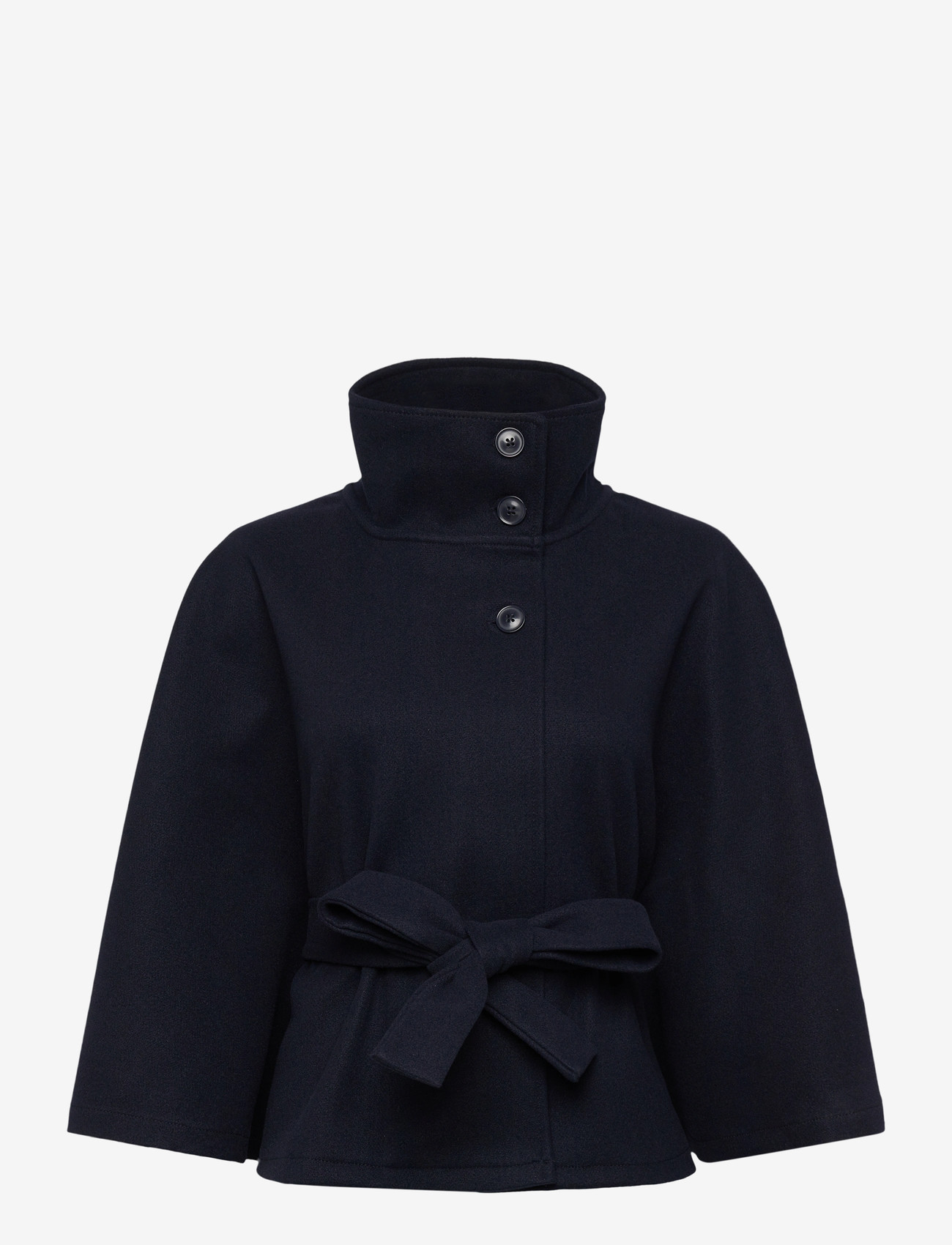 Gina Tricot - Belt cape jacket - vårjackor - navy (5998) - 1