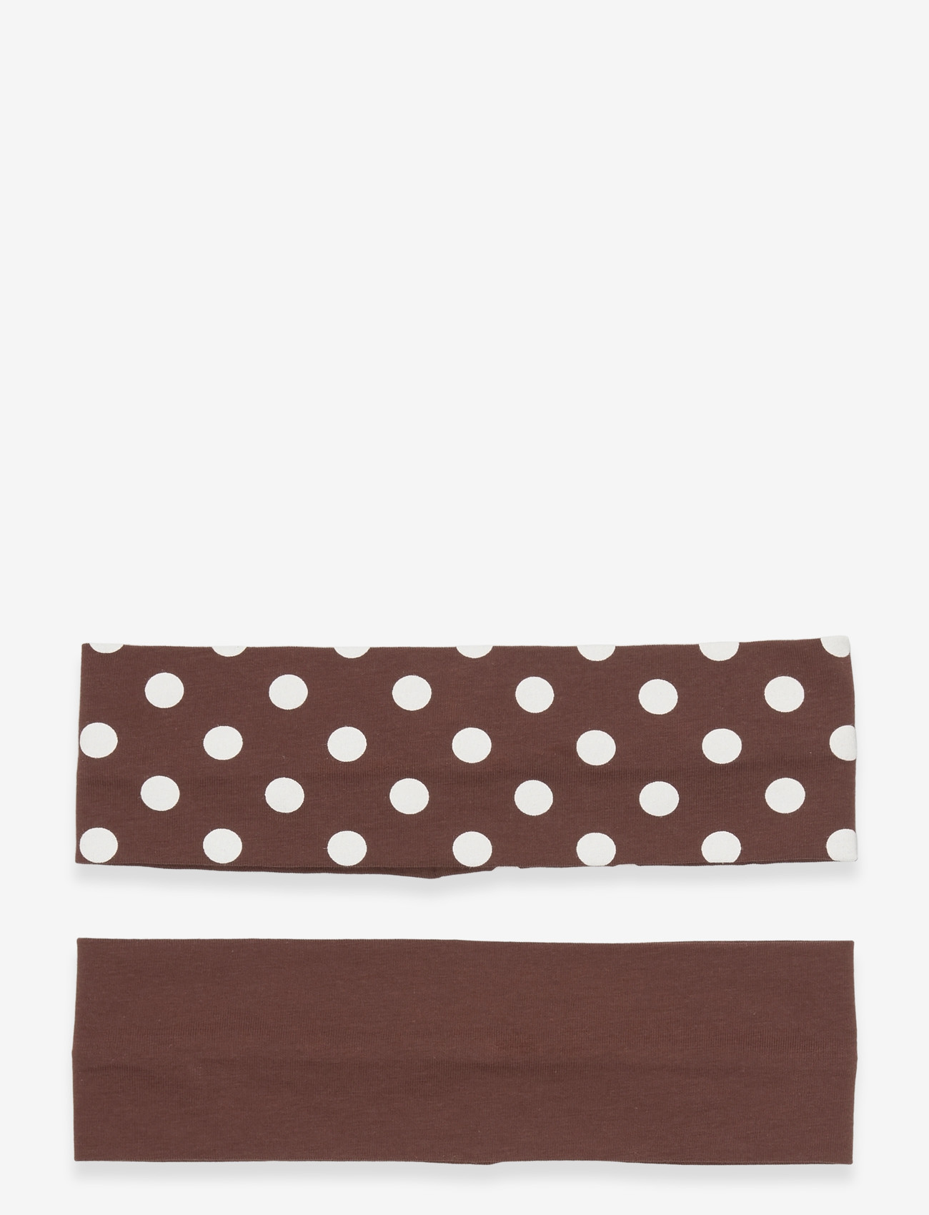 Gina Tricot - 2-pack headband - pääpannat - brown/white (7514) - 0