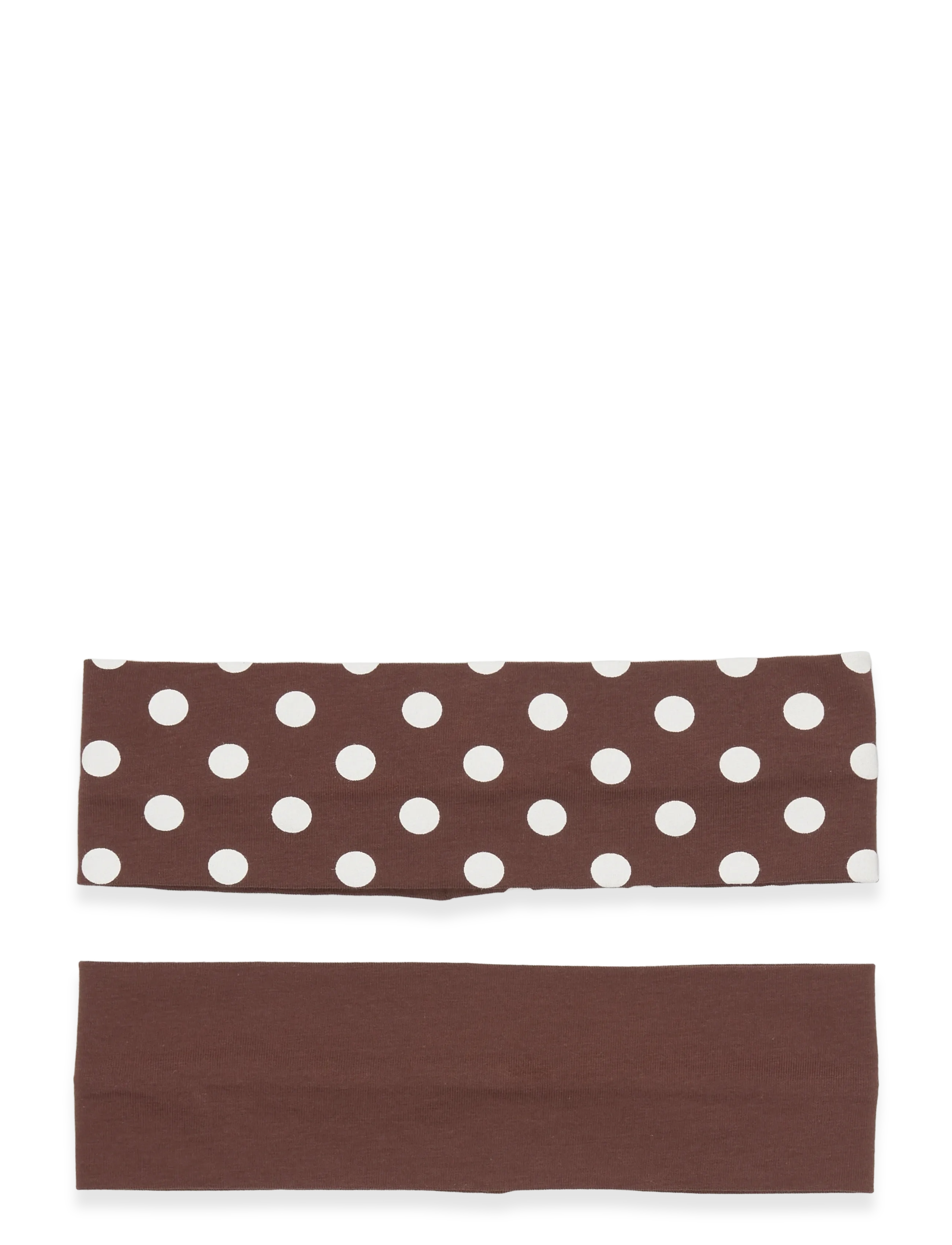 Gina Tricot 2-pack headband - Headbands - BROWN/WHITE (7514) / brown