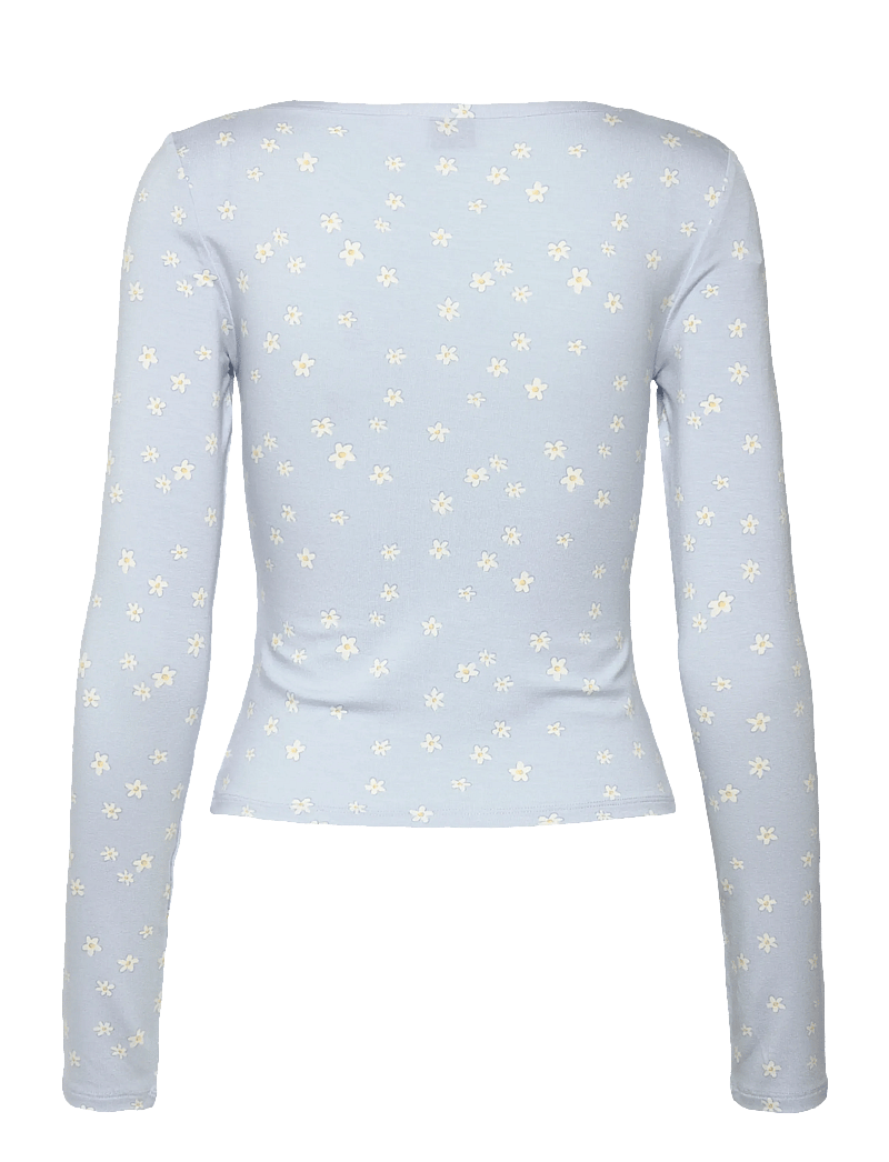 Gina Tricot - Buttoned up top - oberteile - simple flower (9051) - 1