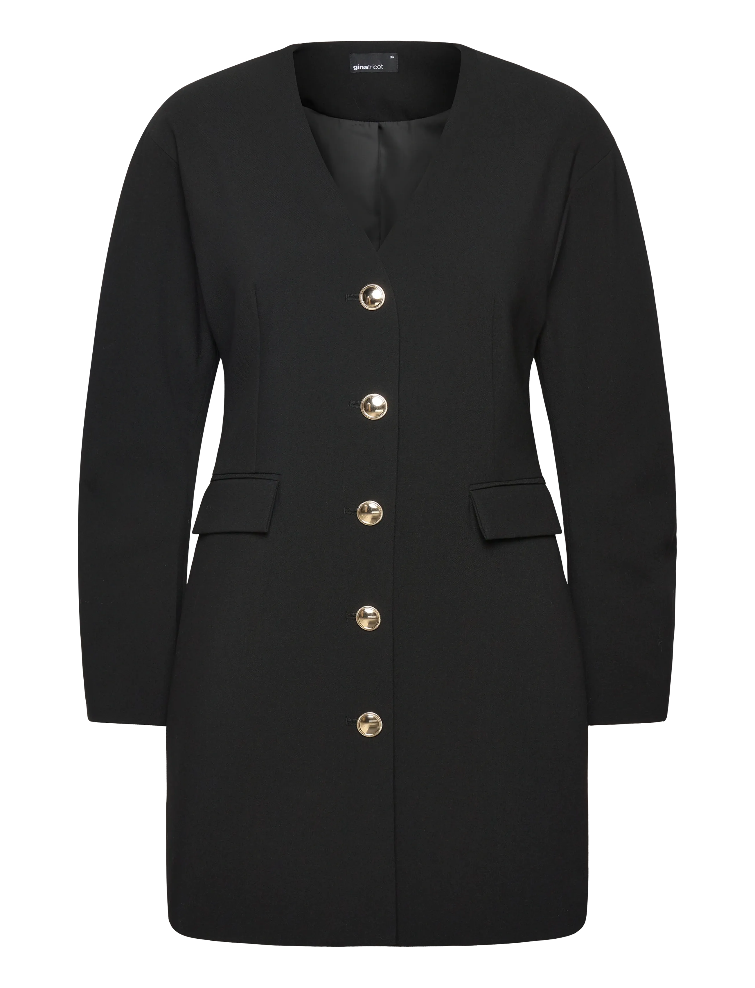 Gina Tricot Tailored Dress, 38, Dresses, Schwarz - Short Frauen