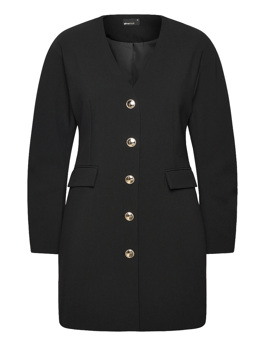 Gina Tricot - Tailored dress - short dresses - black (9000) - 0