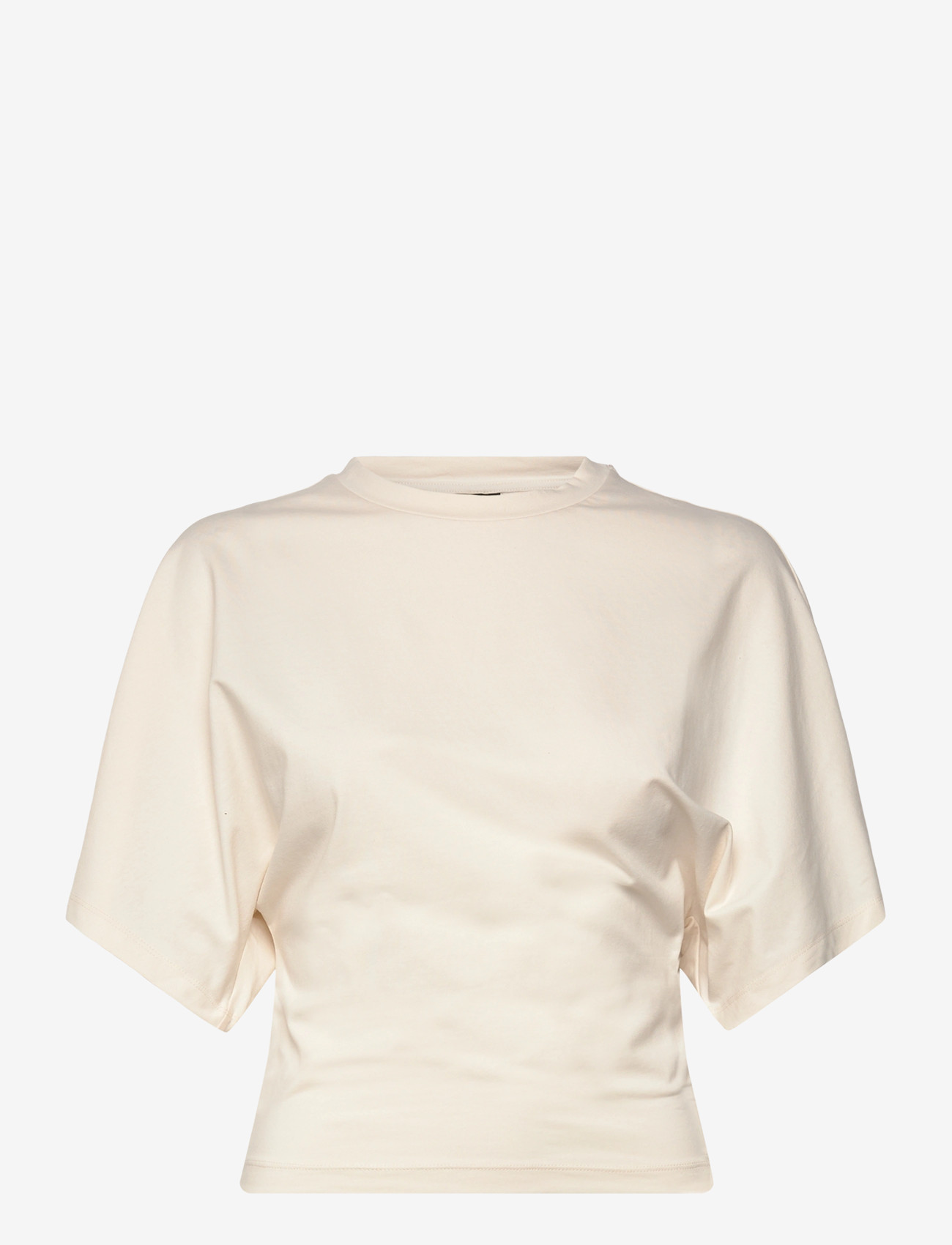 Gina Tricot - Fitted top - kortärmade blusar - gardenia (1496) - 0