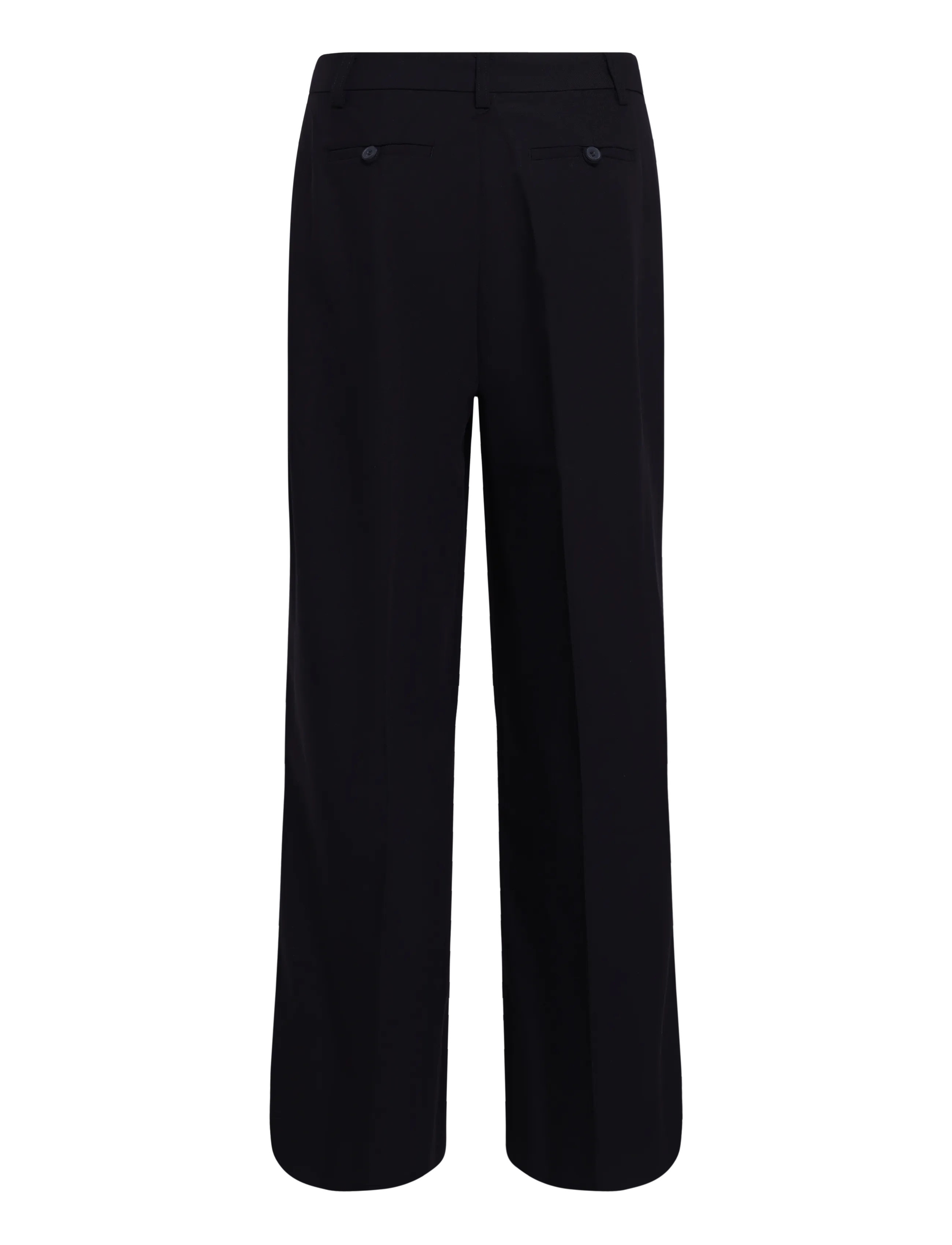 Gina Tricot - Wide pleated trousers - kostymbyxor - black (9000) - 1