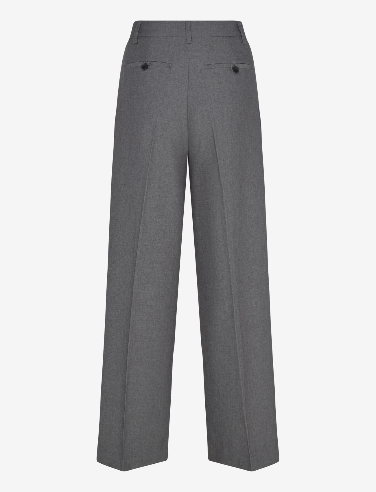 Gina Tricot - Wide pleated trousers - tailored trousers - dark grey (9018) - 1