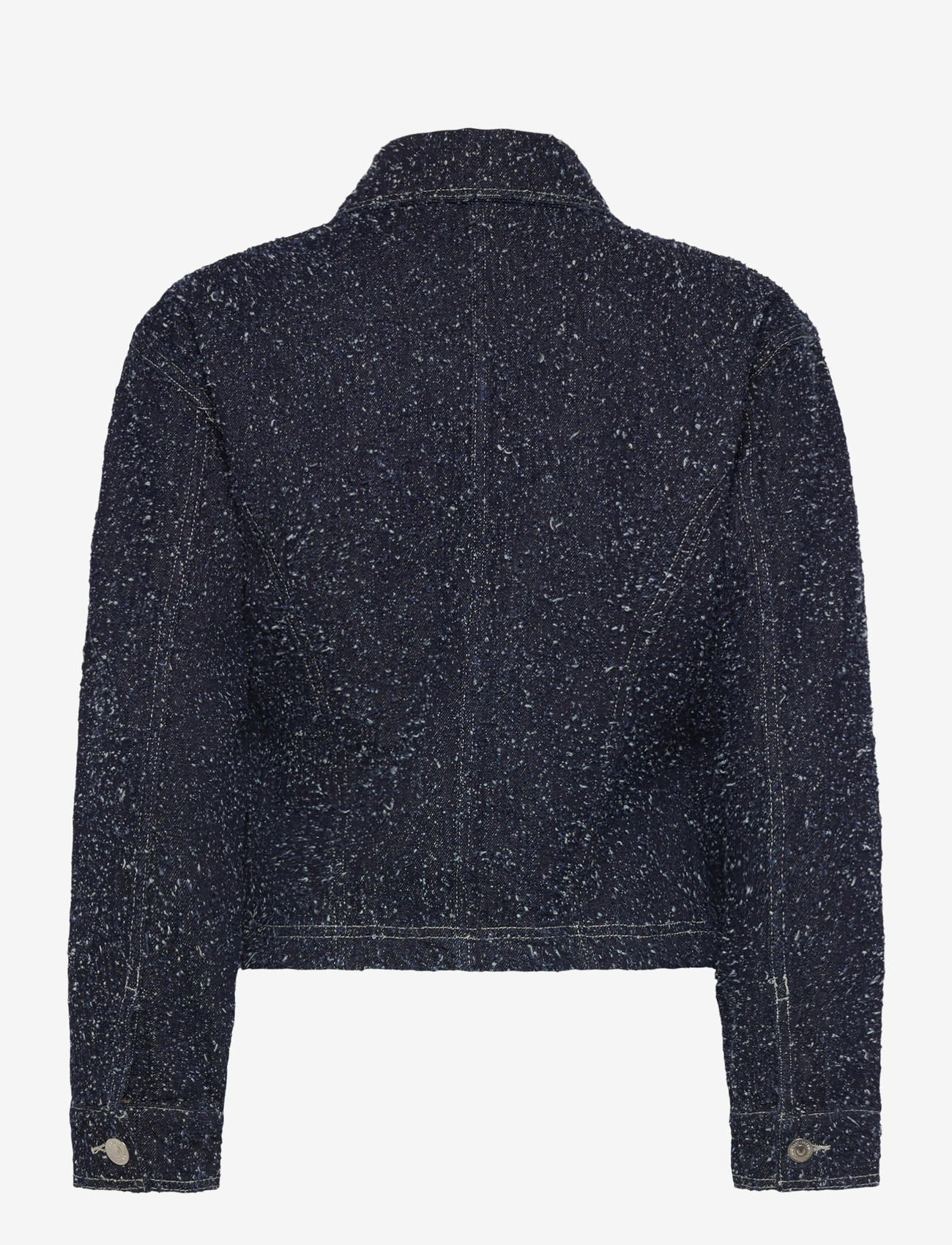 Gina Tricot - Peplum boucle denim jacket - pavasara jakas - rinse - 1