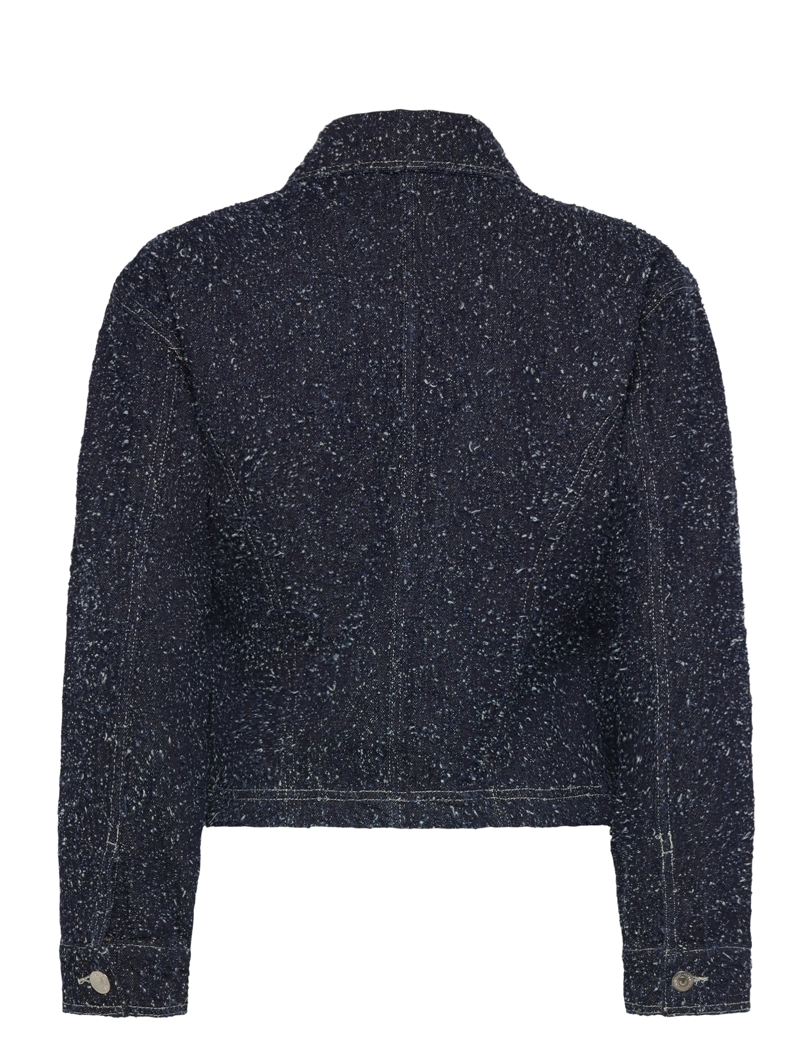 Gina Tricot - Peplum boucle denim jacket - spring jackets - rinse - 2