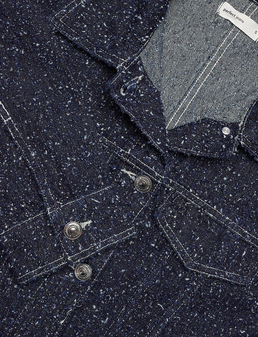 Gina Tricot - Peplum boucle denim jacket - frühlingsjacken - rinse - 5