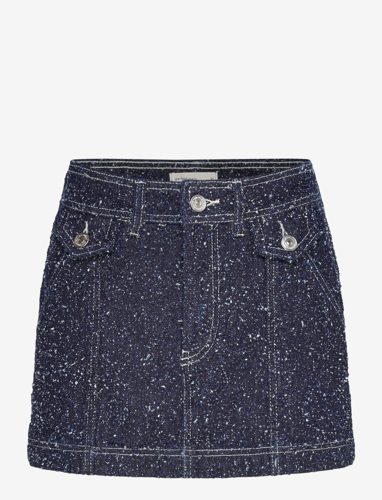 Gina Tricot - Boucle denim skirt - jeanskjolar - rinse - 0