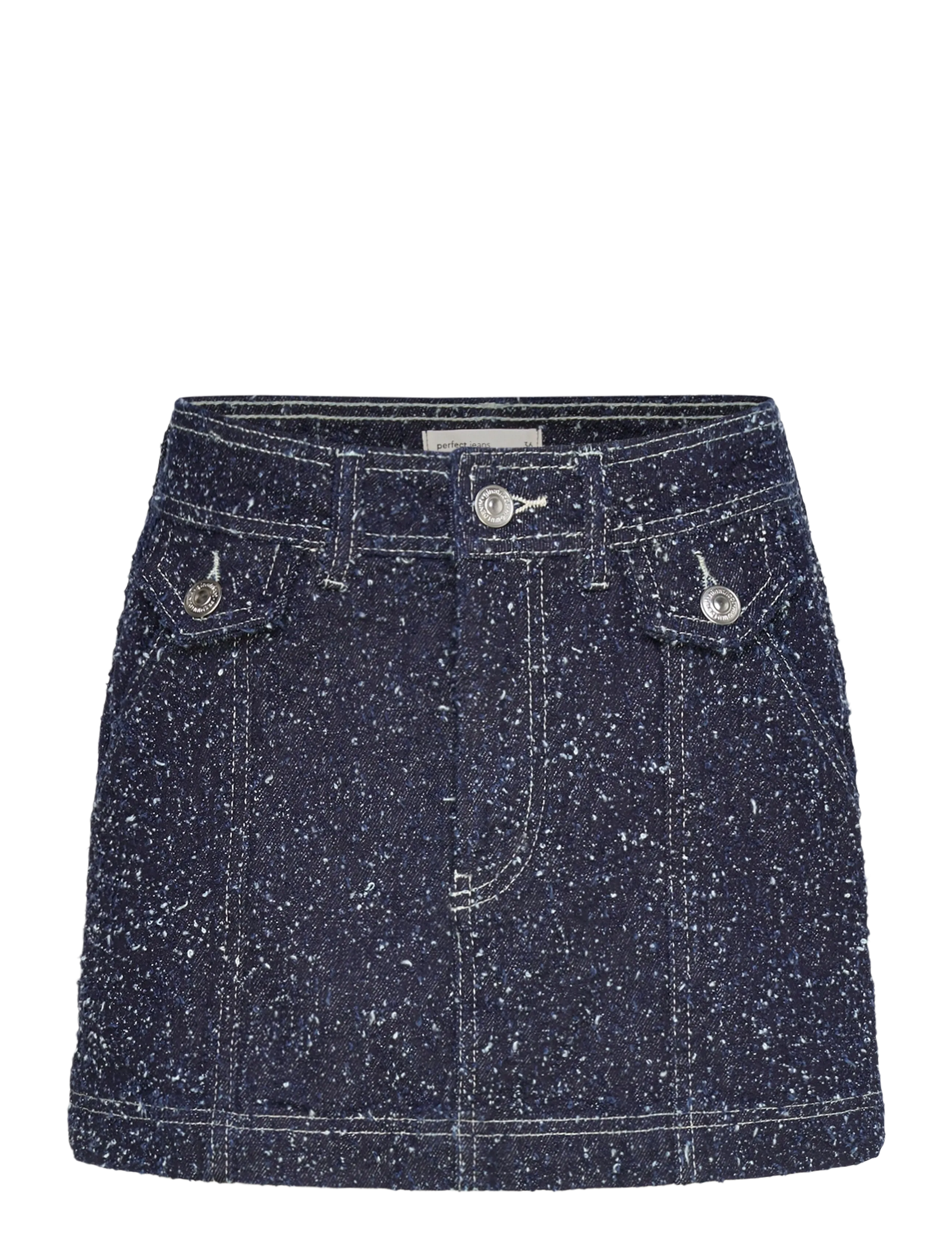 Gina Tricot Boucle denim skirt - Kläder - RINSE / blue