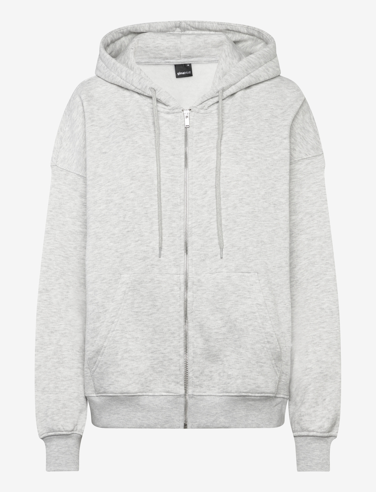 Gina Tricot - Zip hoodie - kapuzenpullover - lt grey melange - 0
