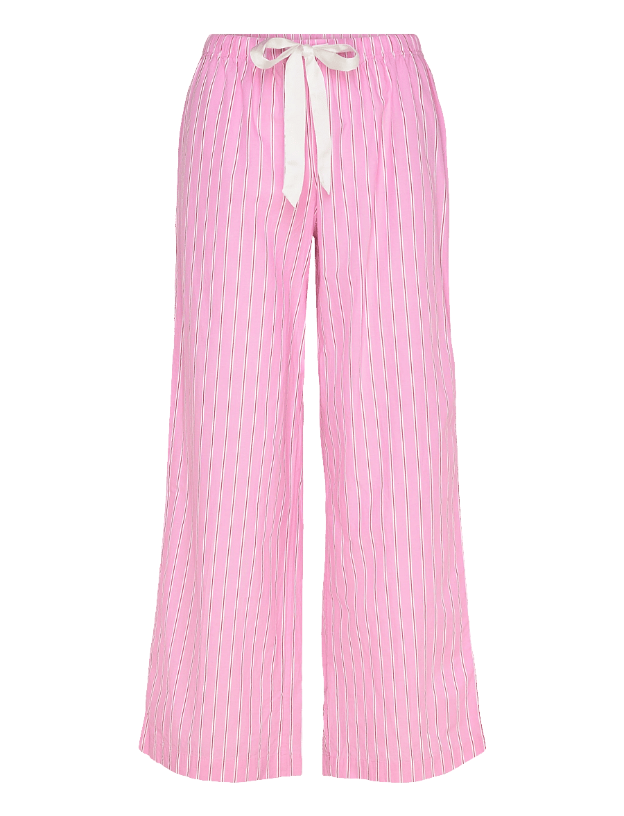 Gina Tricot - Poplin pyjamas trousers - pyjamasbyxor - pink stripe - 1