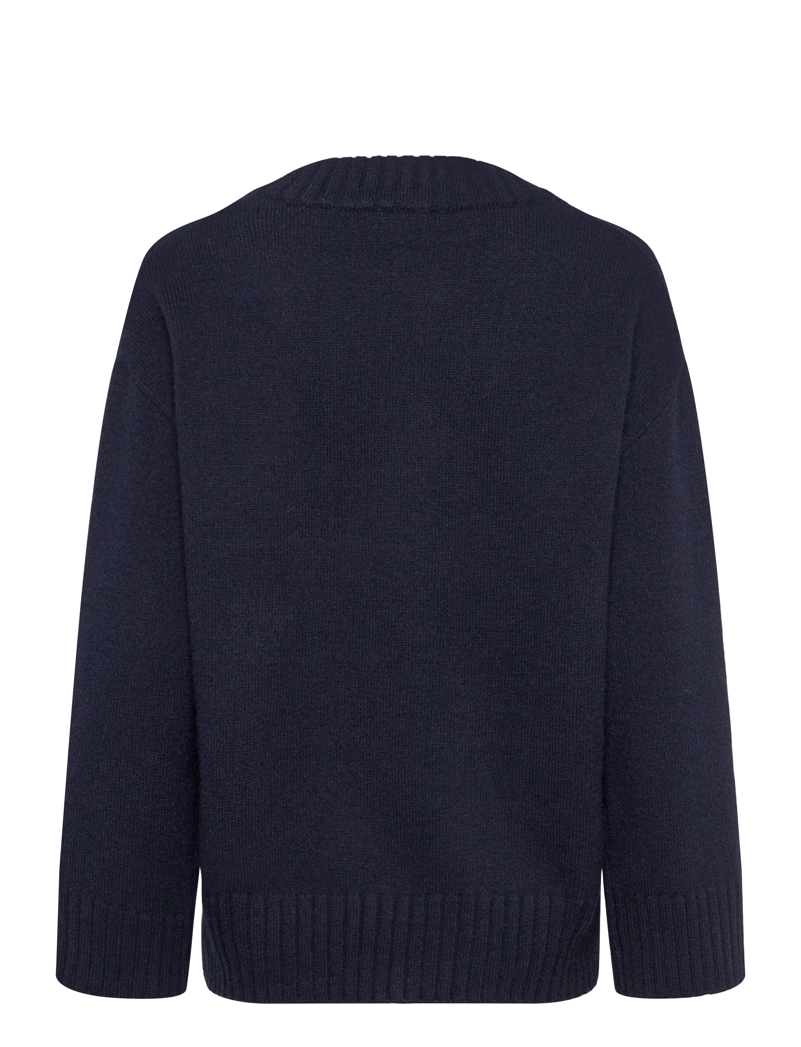 Gina Tricot - V-neck knitted sweater - striktrøjer - navy blazer (5853) - 2