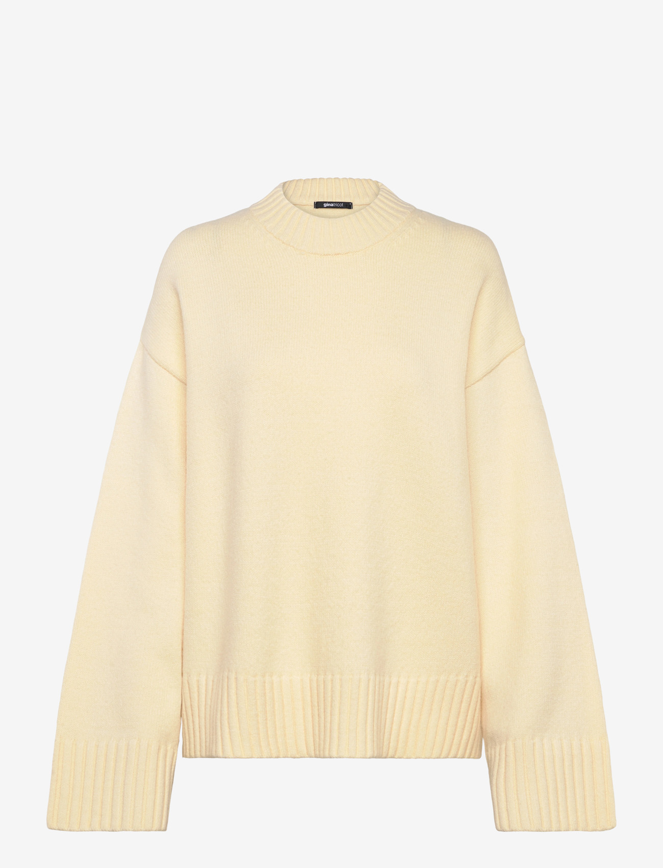 Gina Tricot - Crew neck knitted sweater - pullover - vanilla yellow (2011) - 0