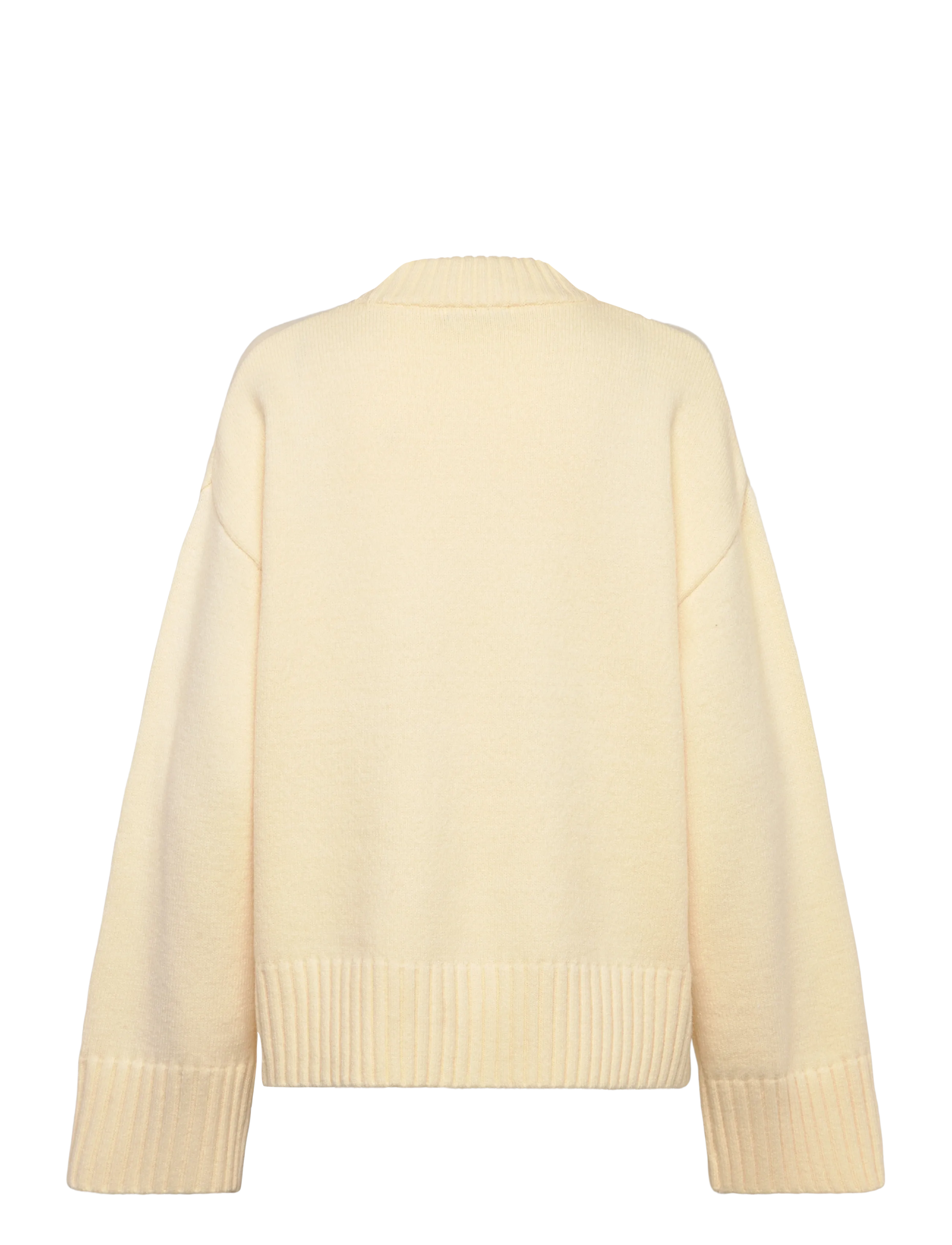 Gina Tricot - Crew neck knitted sweater - vanilla yellow (2011) - 2