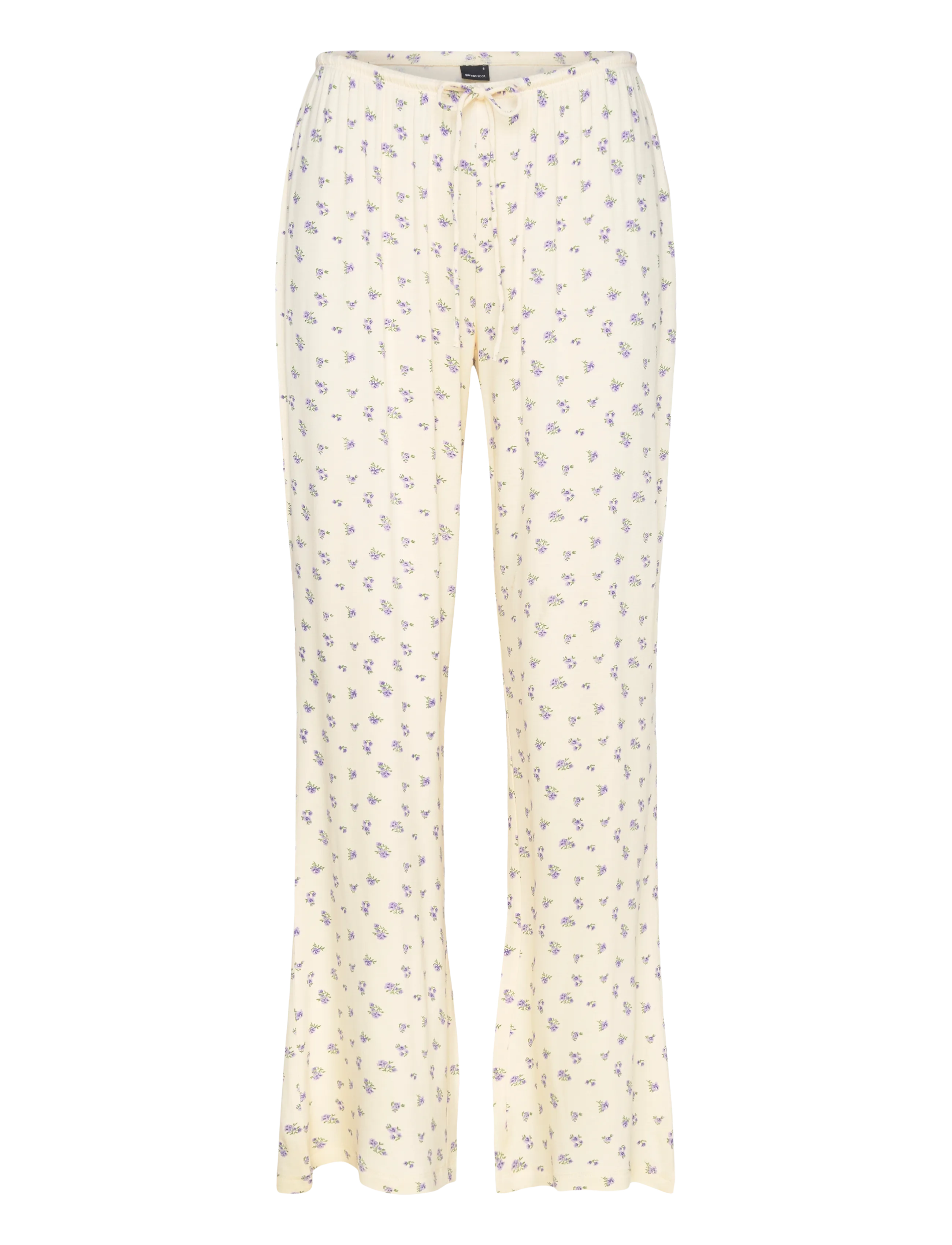 Gina Tricot Soft pyjamas trousers - Unterwäsche - YELLOW FLOWER (2201) / cream