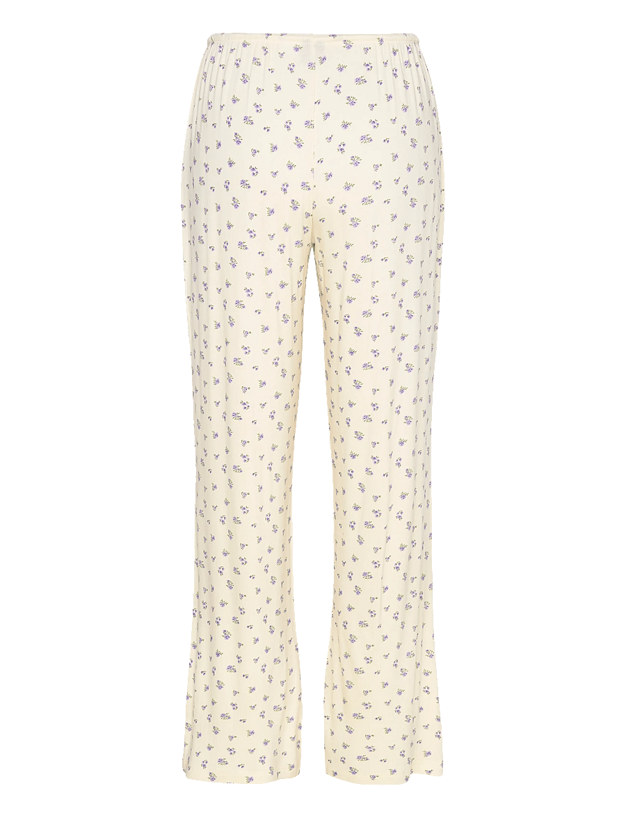 Gina Tricot - Soft pyjamas trousers - natbukser - yellow flower (2201) - 1
