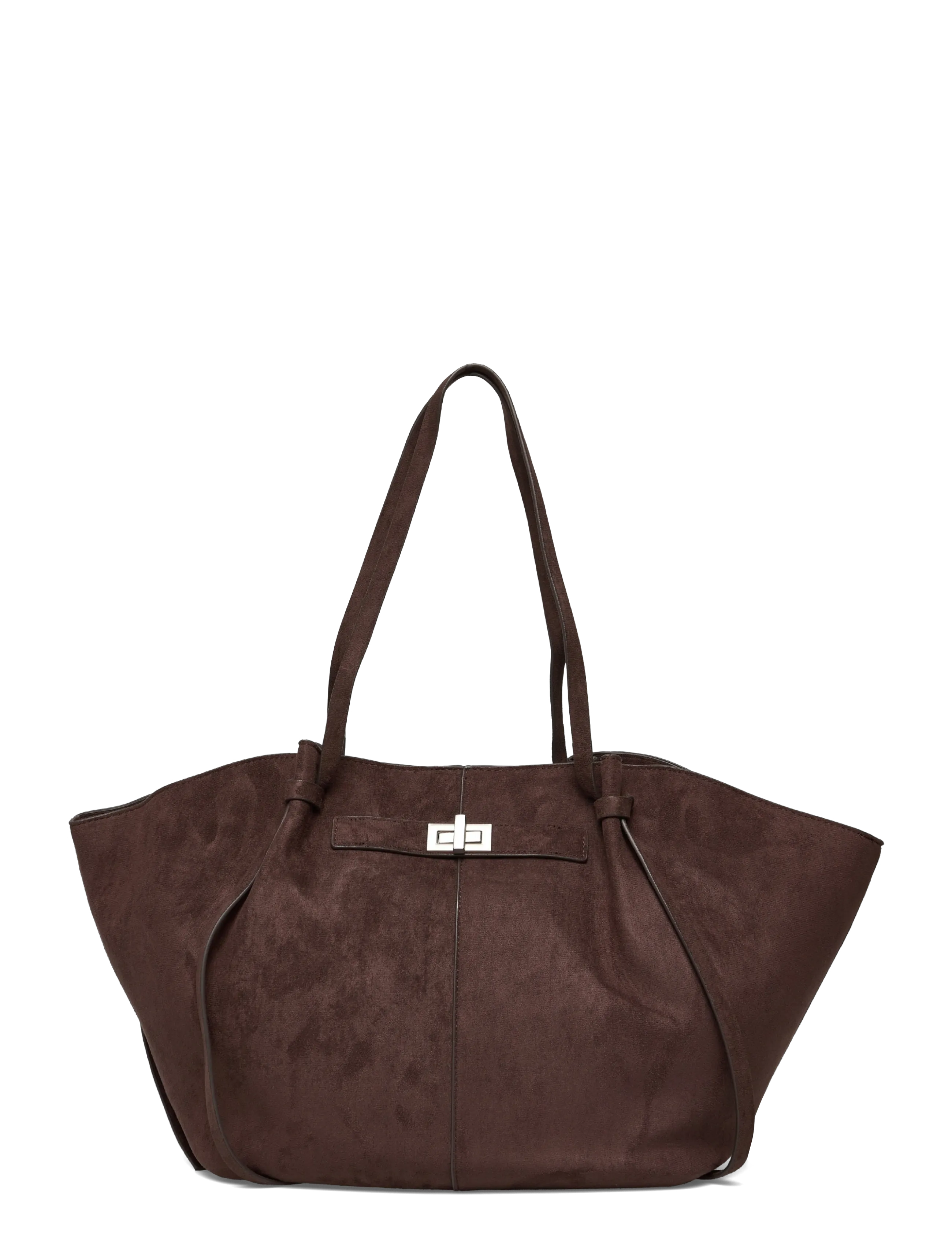 Gina Tricot Long strap pu bag - Väskor - BROWN / brown