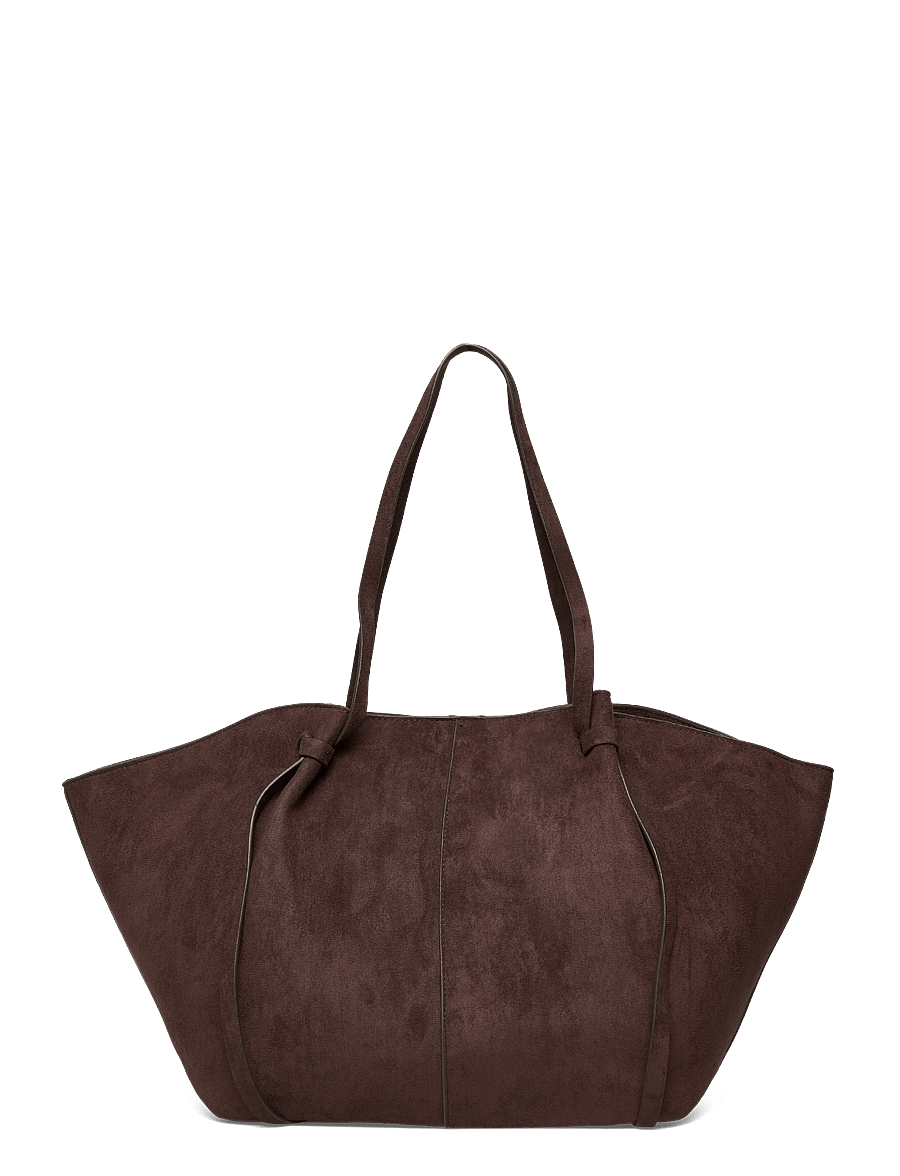 Gina Tricot - Long strap pu bag - shoppers - brown - 1