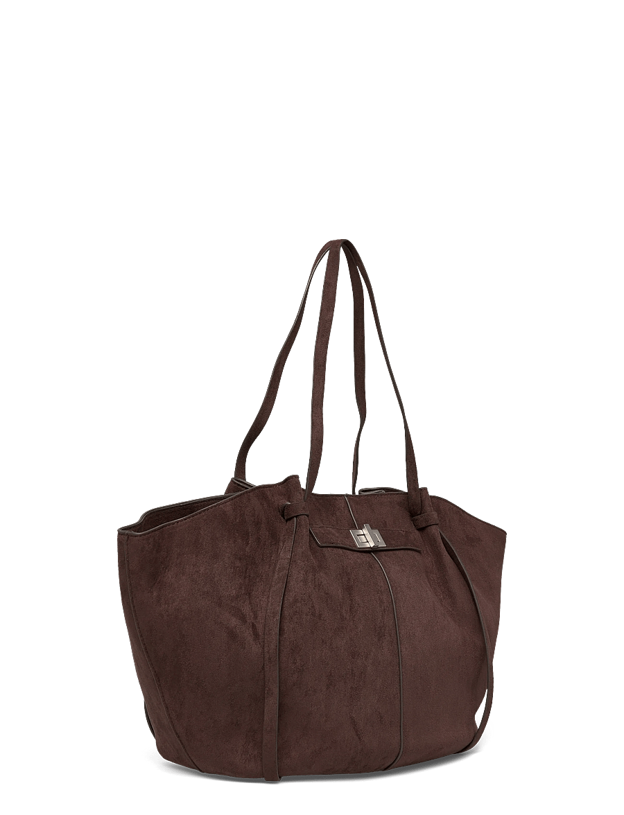Gina Tricot - Long strap pu bag - shoppers - brown - 2