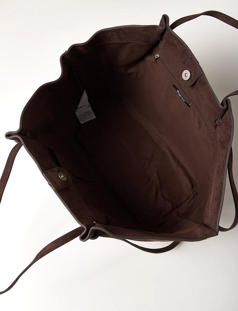 Gina Tricot - Long strap pu bag - shoppers - brown - 4