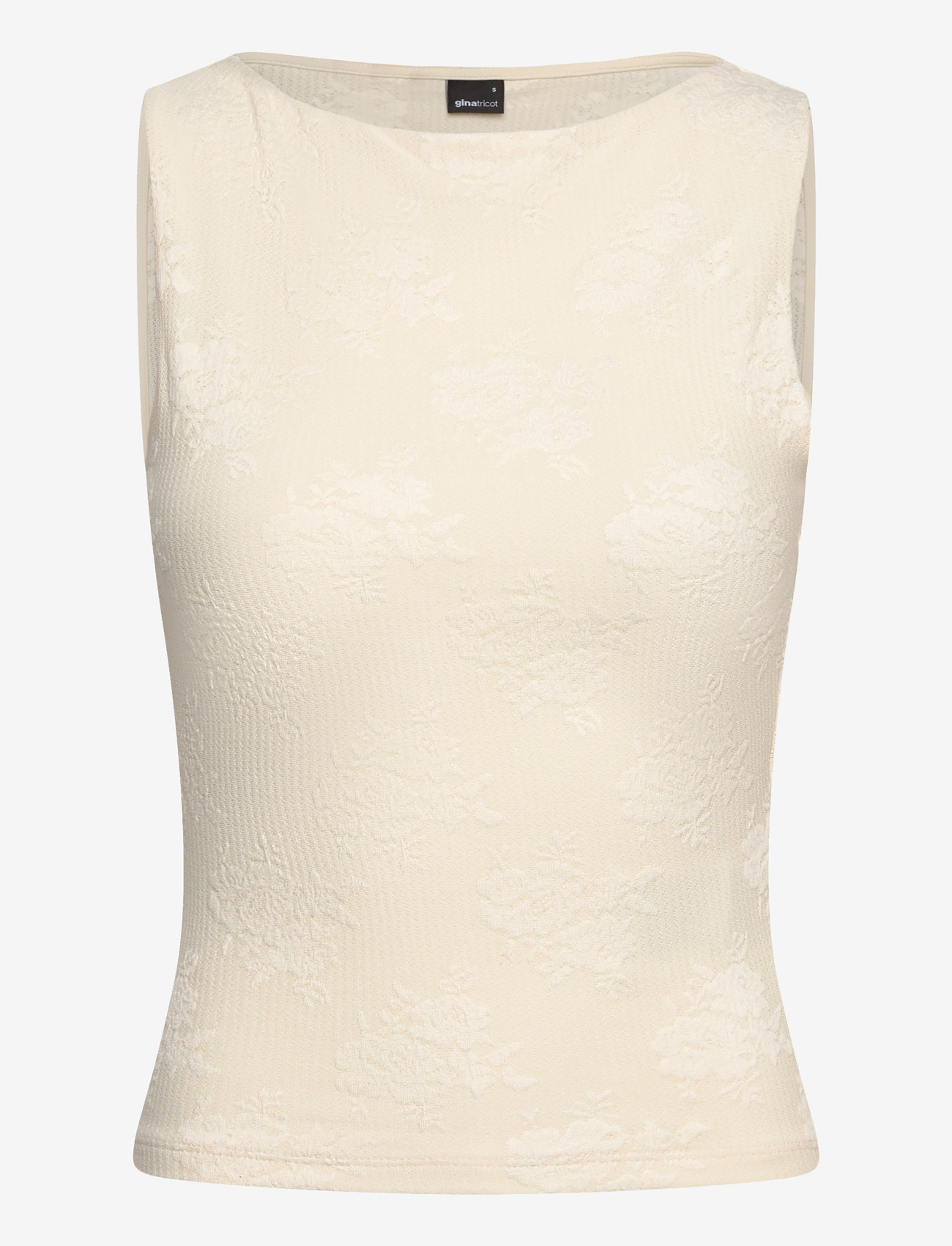 Gina Tricot - Jacquard tank - tanktops - gardenia (1496) - 1