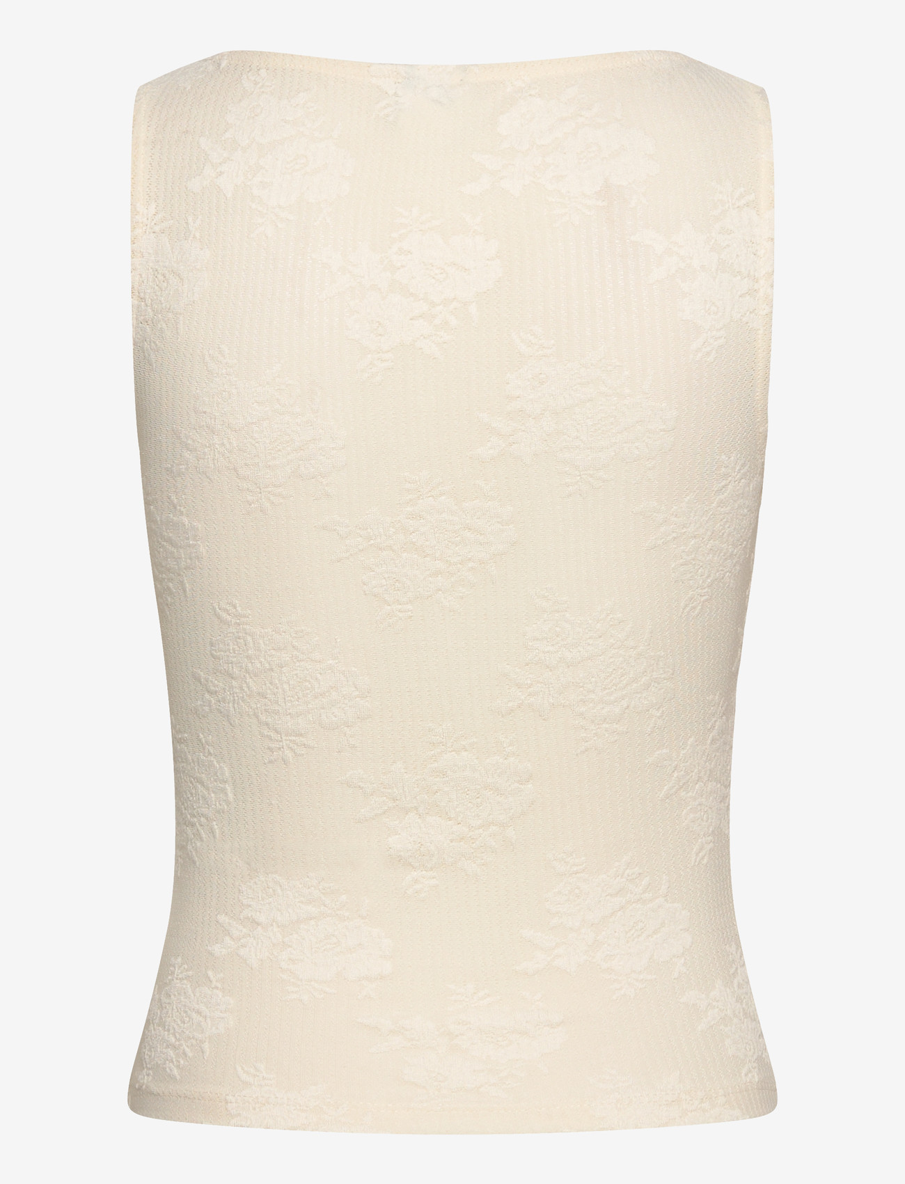 Gina Tricot - Jacquard tank - tanktops - gardenia (1496) - 2