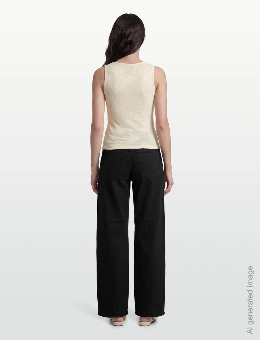 Gina Tricot - Jacquard tank - tanktops - gardenia (1496) - 4