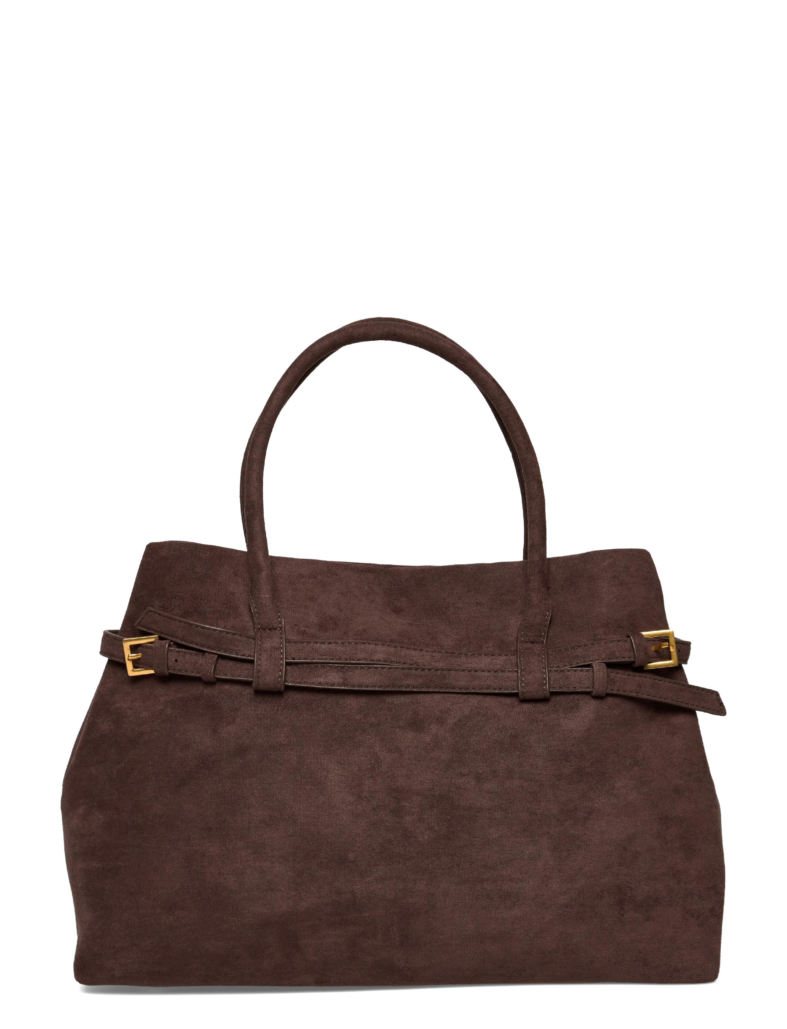 Gina Tricot Classic tote bag - Skuldertasker - DARK BROWN (7180) / brown