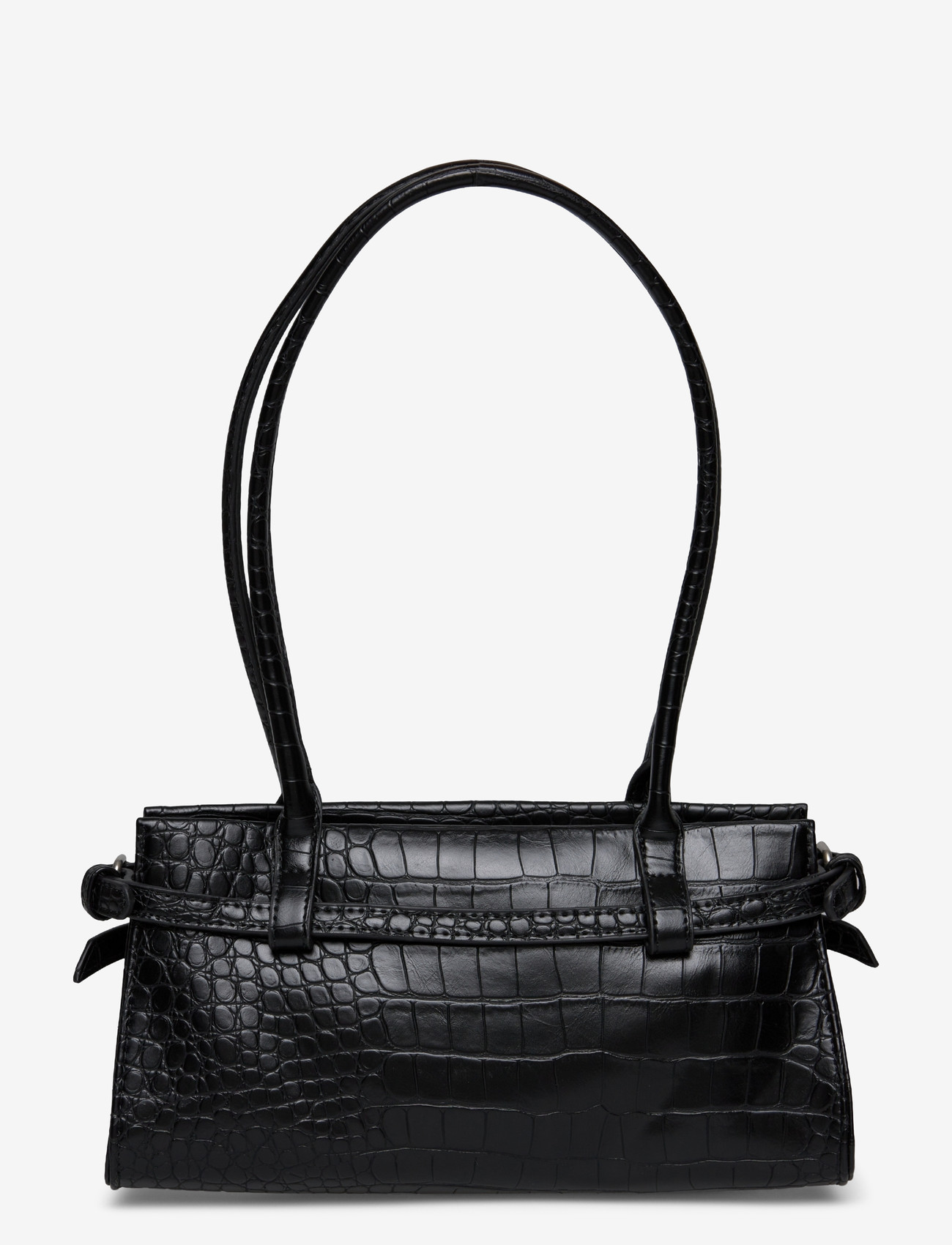Gina Tricot - Croco buckle shoulder bag - særlige begivenheder - black (9000) - 1