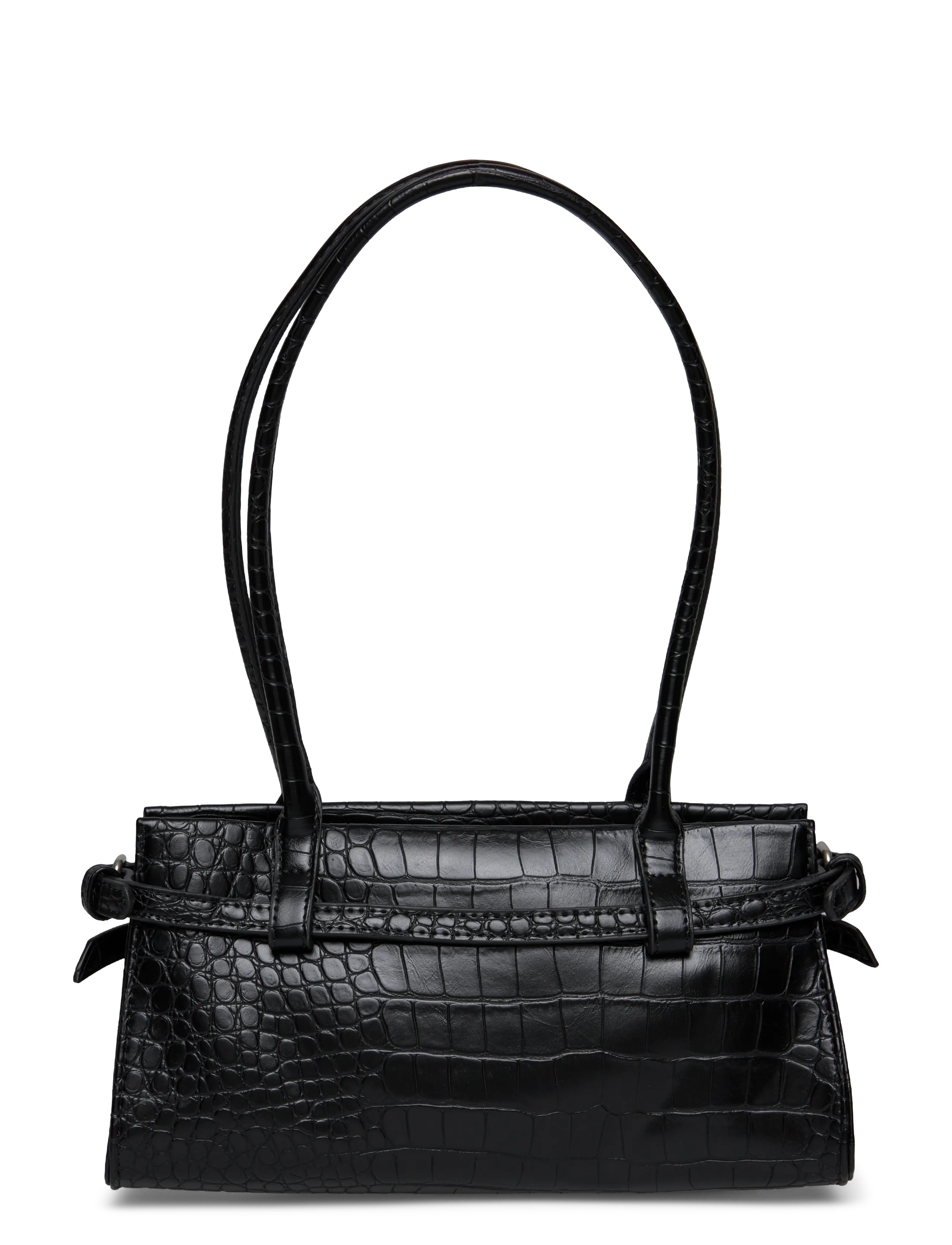 Gina Tricot - Croco buckle shoulder bag - modetrender - black (9000) - 1