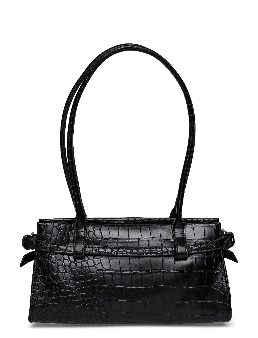 Gina Tricot - Croco buckle shoulder bag - mode trends - black (9000) - 1