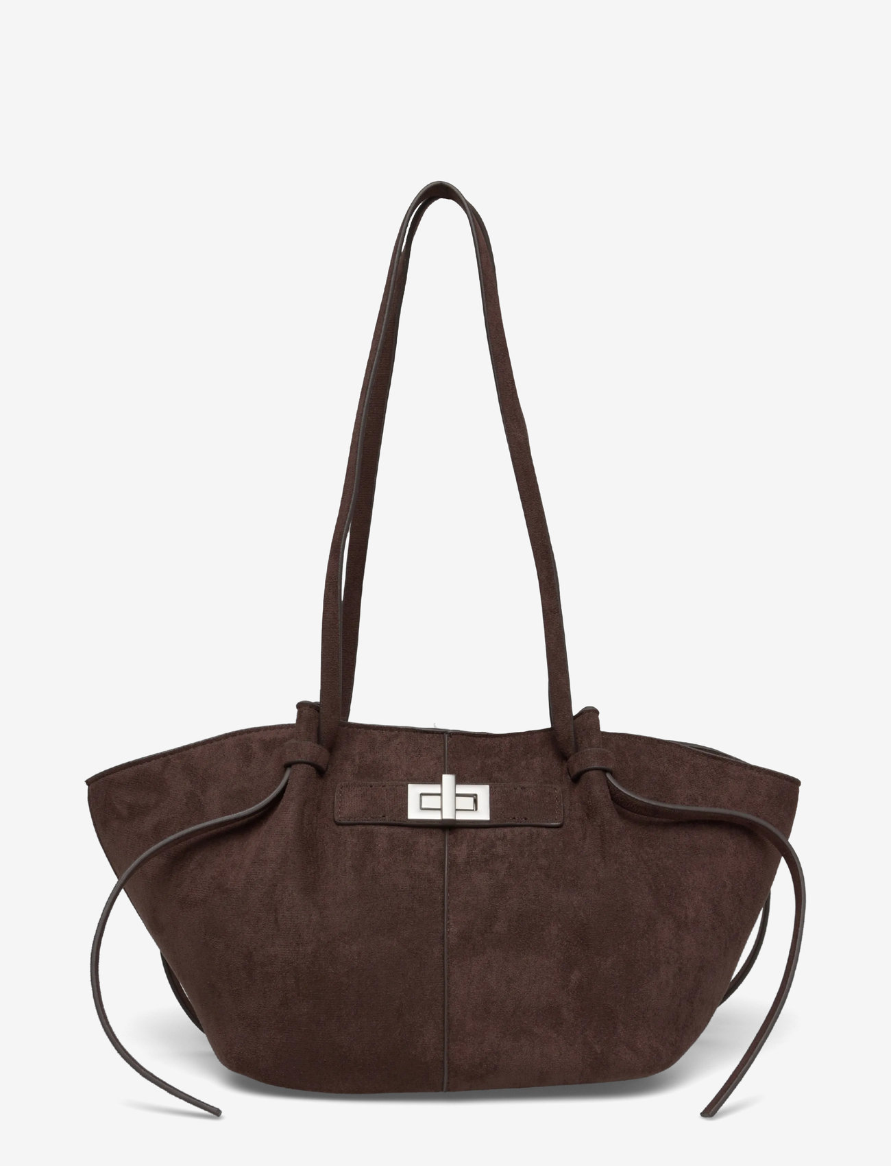 Gina Tricot - Midi long strap bag - shoppere - brown (7000) - 0