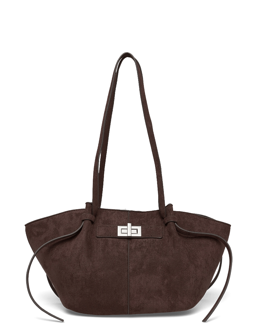 Gina Tricot - Midi long strap bag - ostukotid - brown (7000) - 0