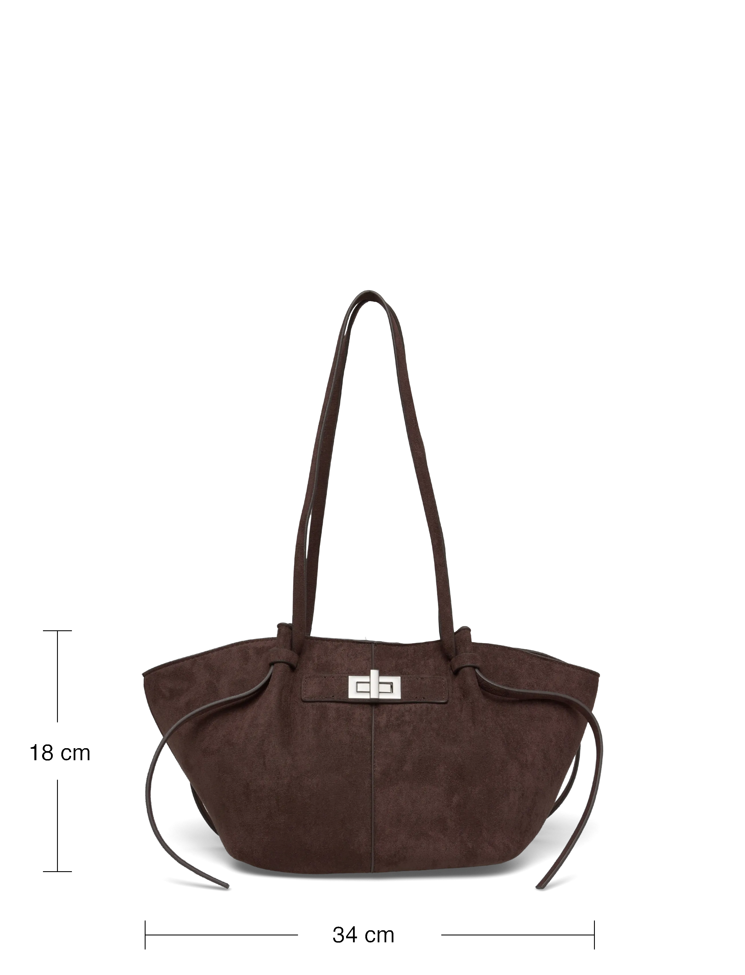 Gina Tricot - Midi long strap bag - shopper-laukut - brown (7000) - 3
