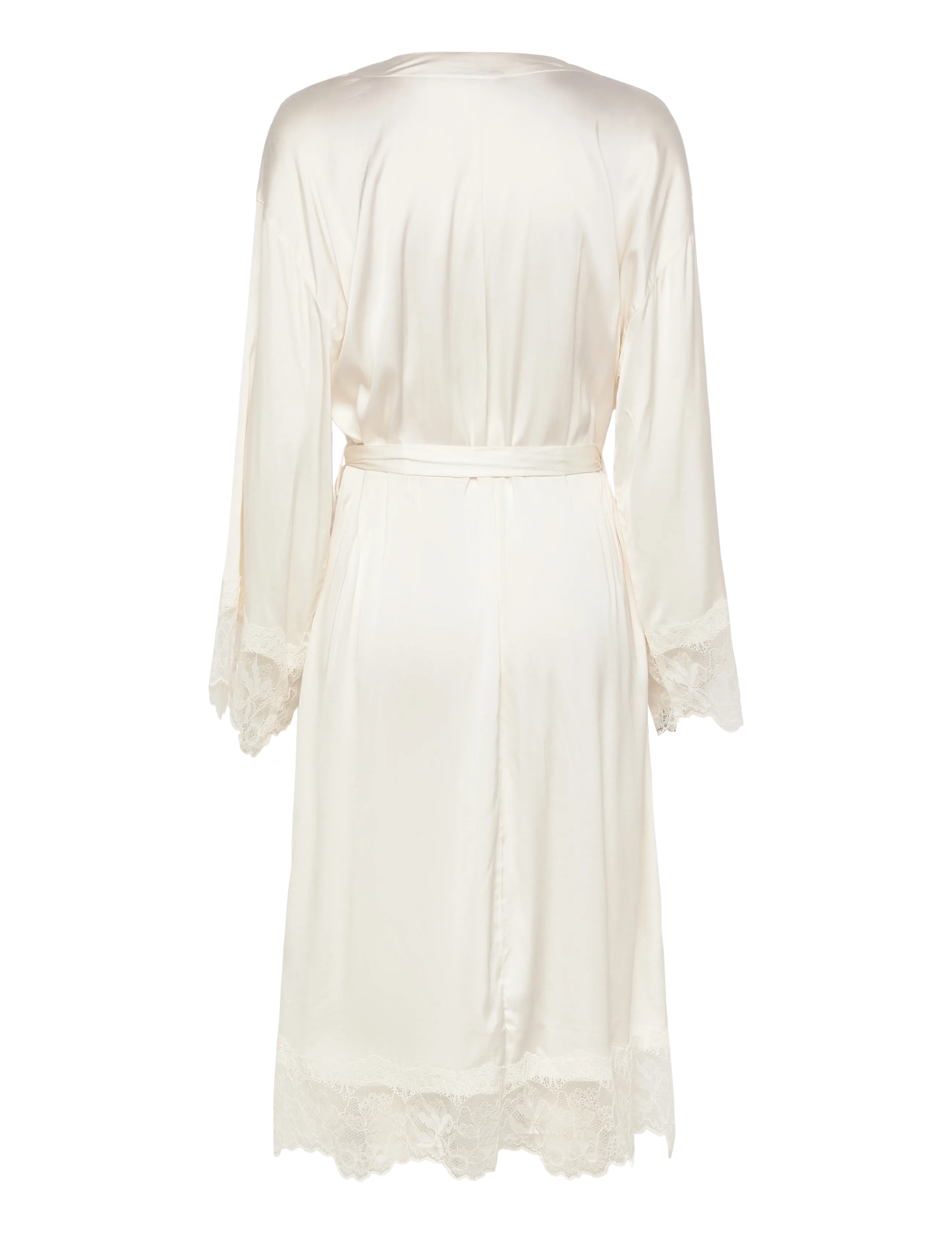 Gina Tricot - Satin loungewear robe - gardenia (1496) - 1