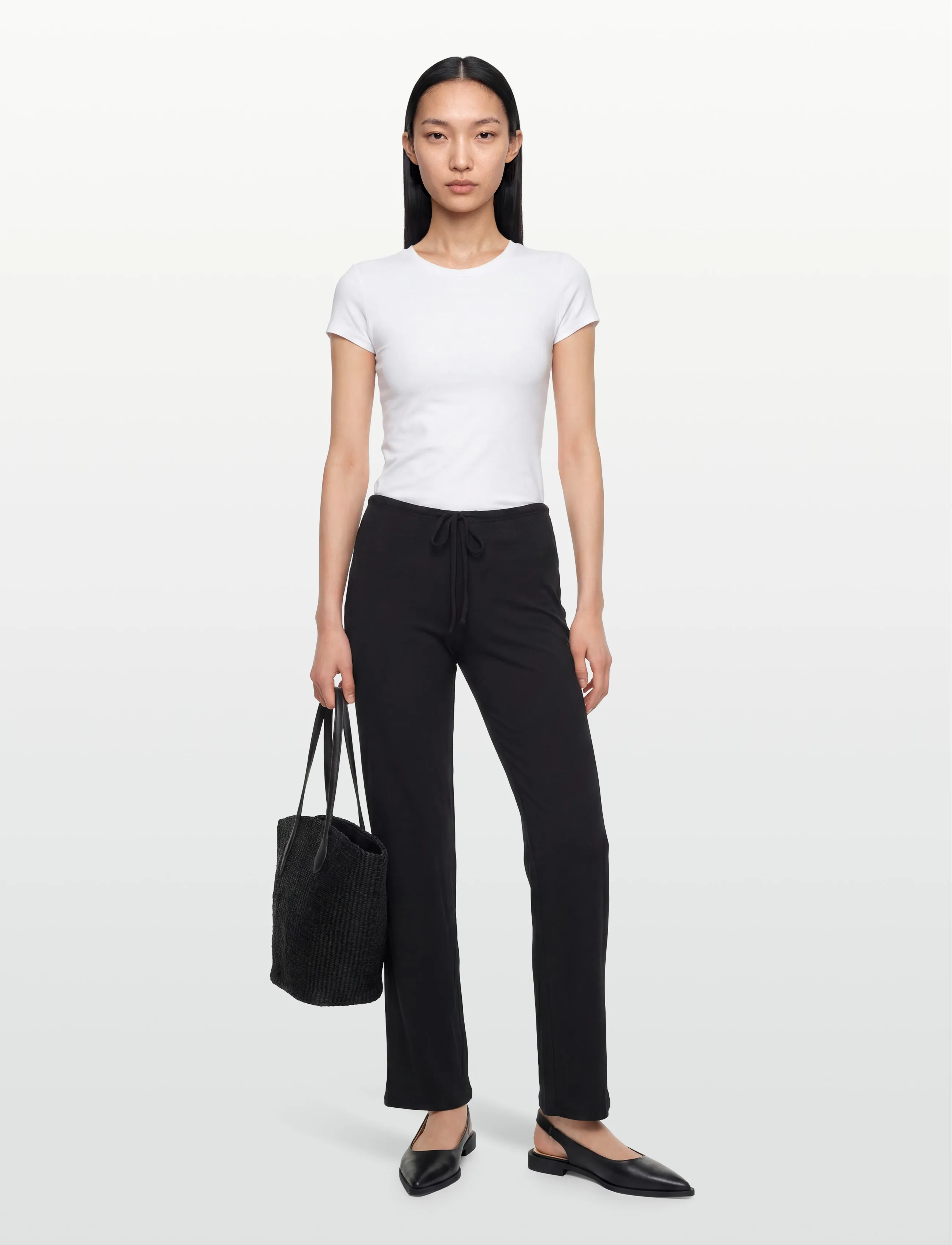 Gina Tricot - Low waist loungewear trousers - natbukser - black (9000) - 0