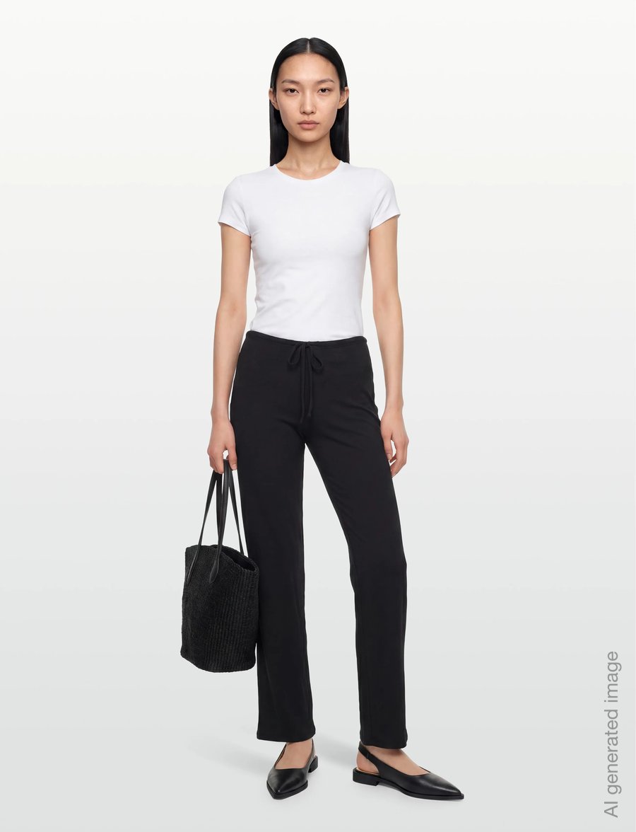 Gina Tricot - Low waist loungewear trousers - natbukser - black (9000) - 0