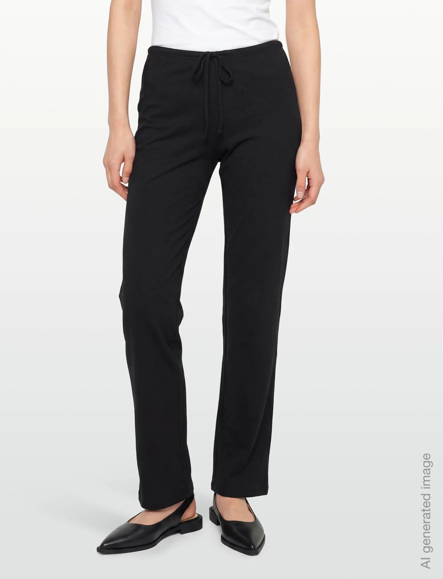 Gina Tricot - Low waist loungewear trousers - natbukser - black (9000) - 3