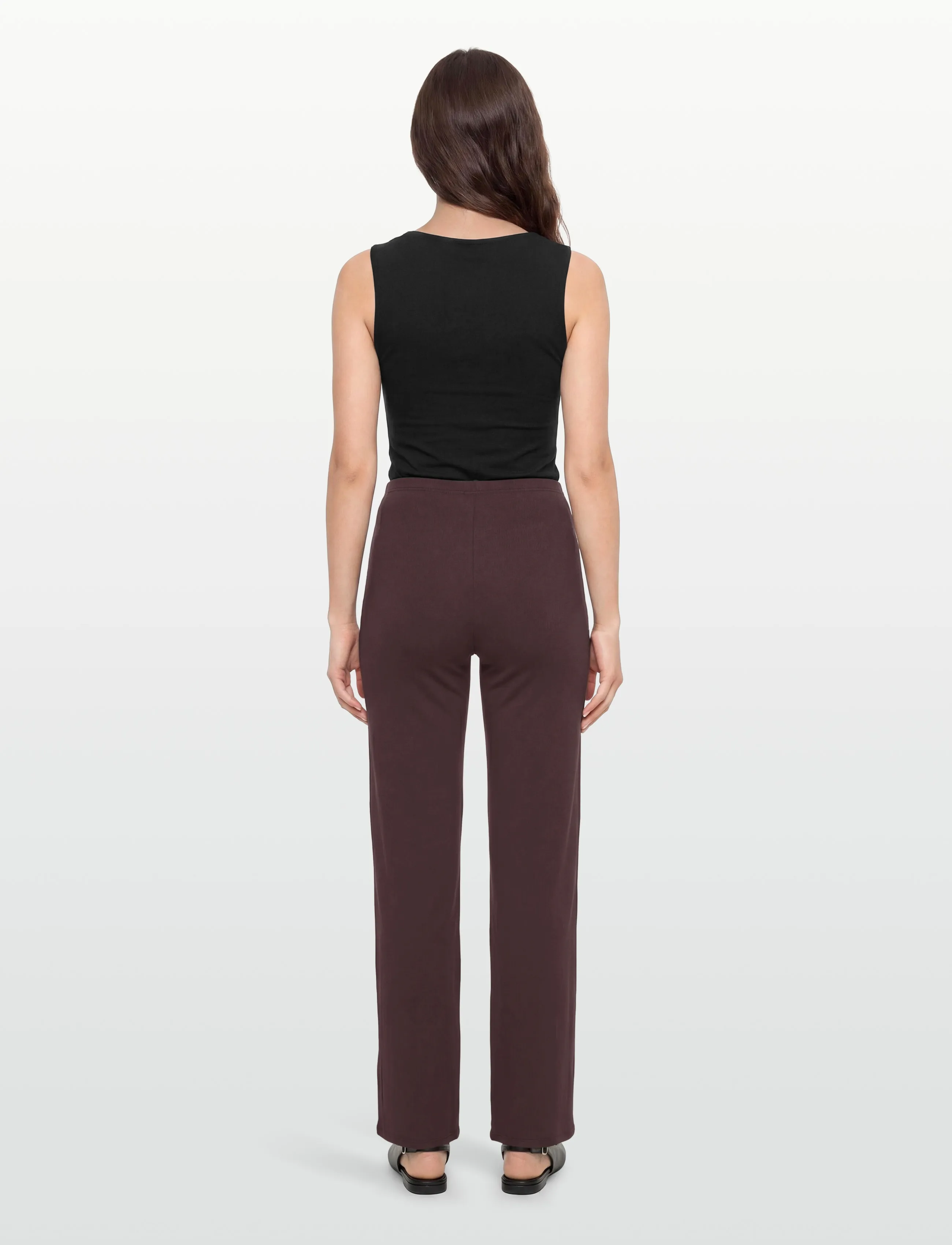 Gina Tricot - Low waist loungewear trousers - natbukser - chocolate plum (4015) - 4