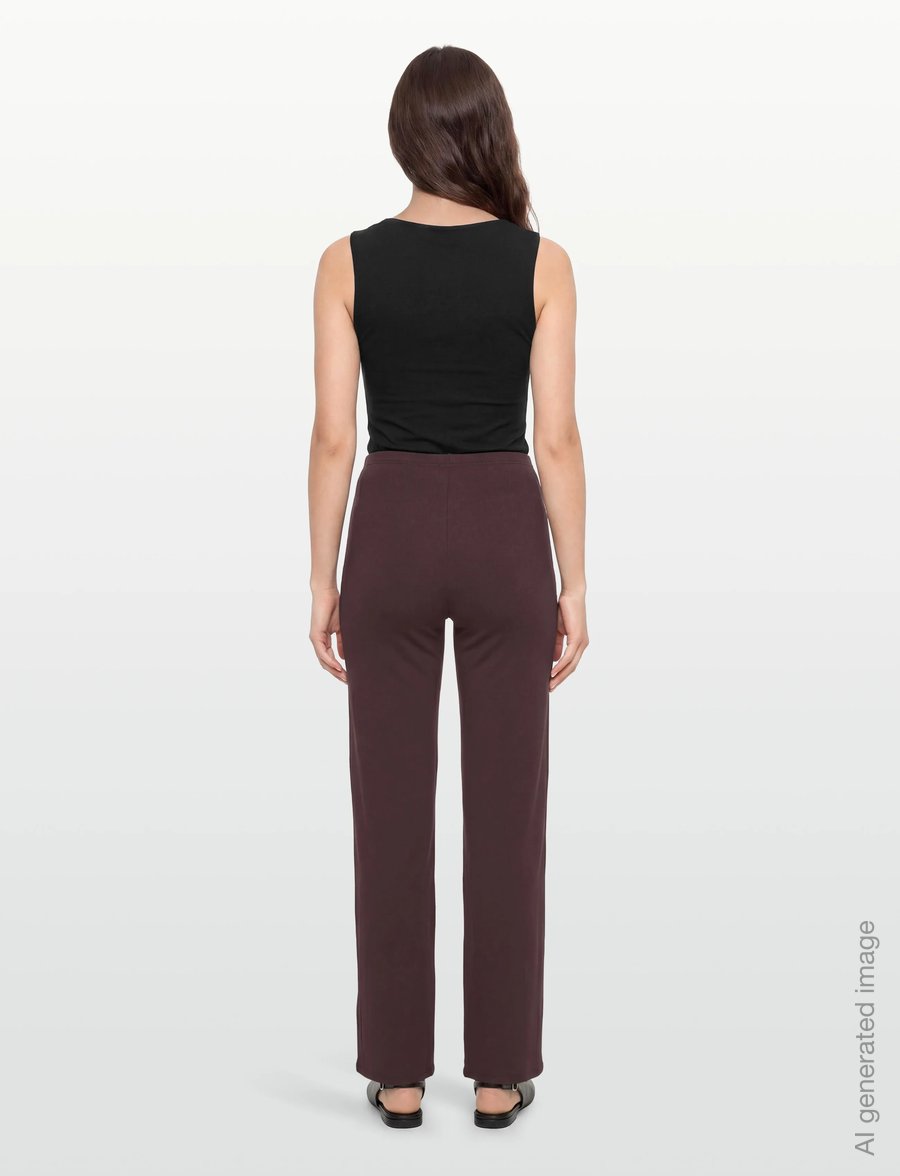 Gina Tricot - Low waist loungewear trousers - pyjama pants - chocolate plum (4015) - 4
