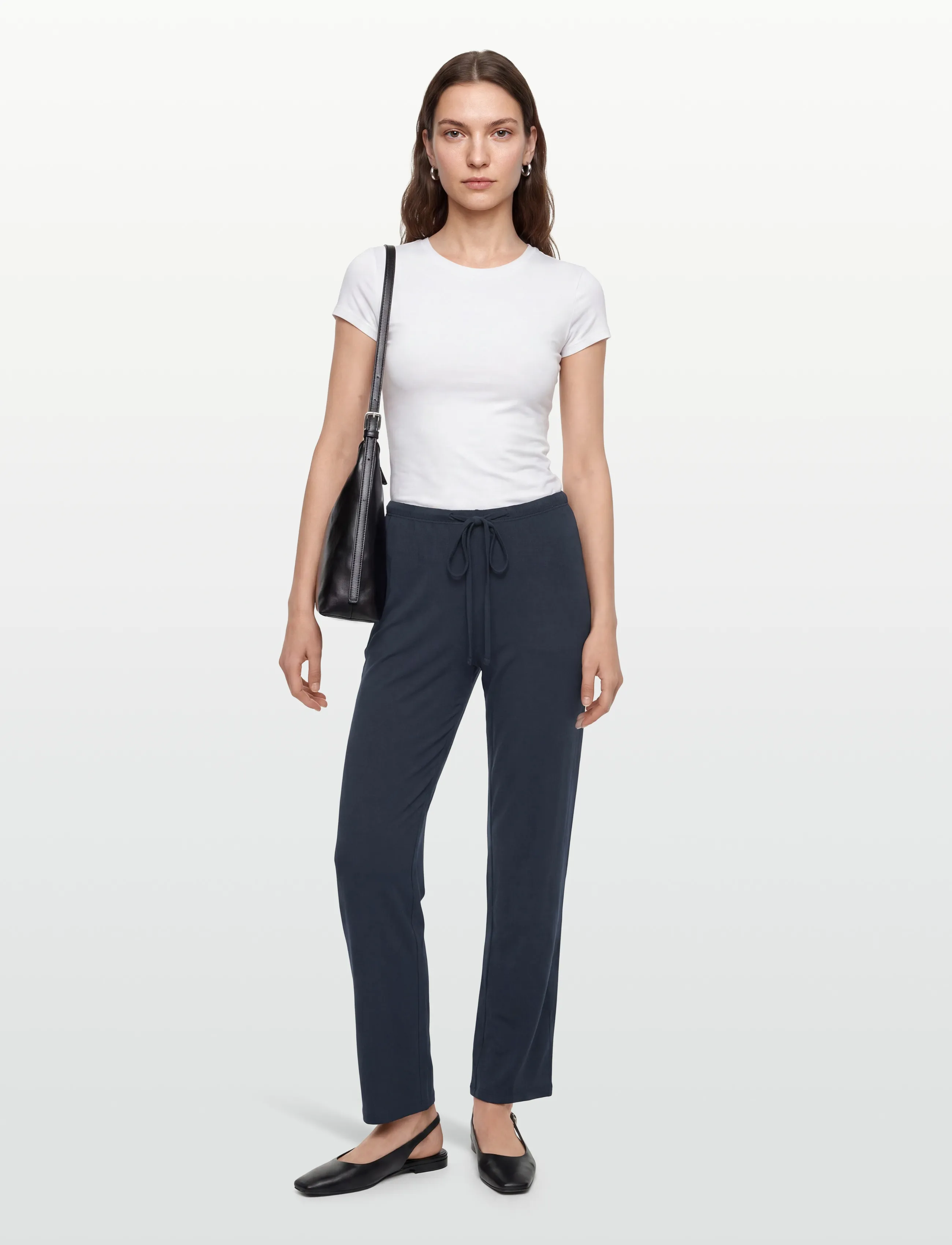 Gina Tricot - Low waist loungewear trousers - natbukser - navy blazer (5853) - 0