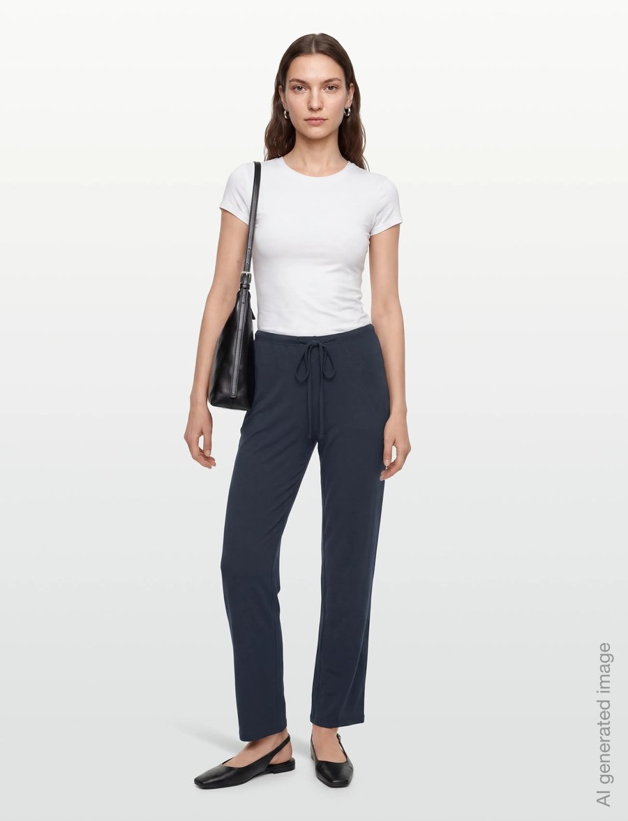 Gina Tricot - Low waist loungewear trousers - natbukser - navy blazer (5853) - 0