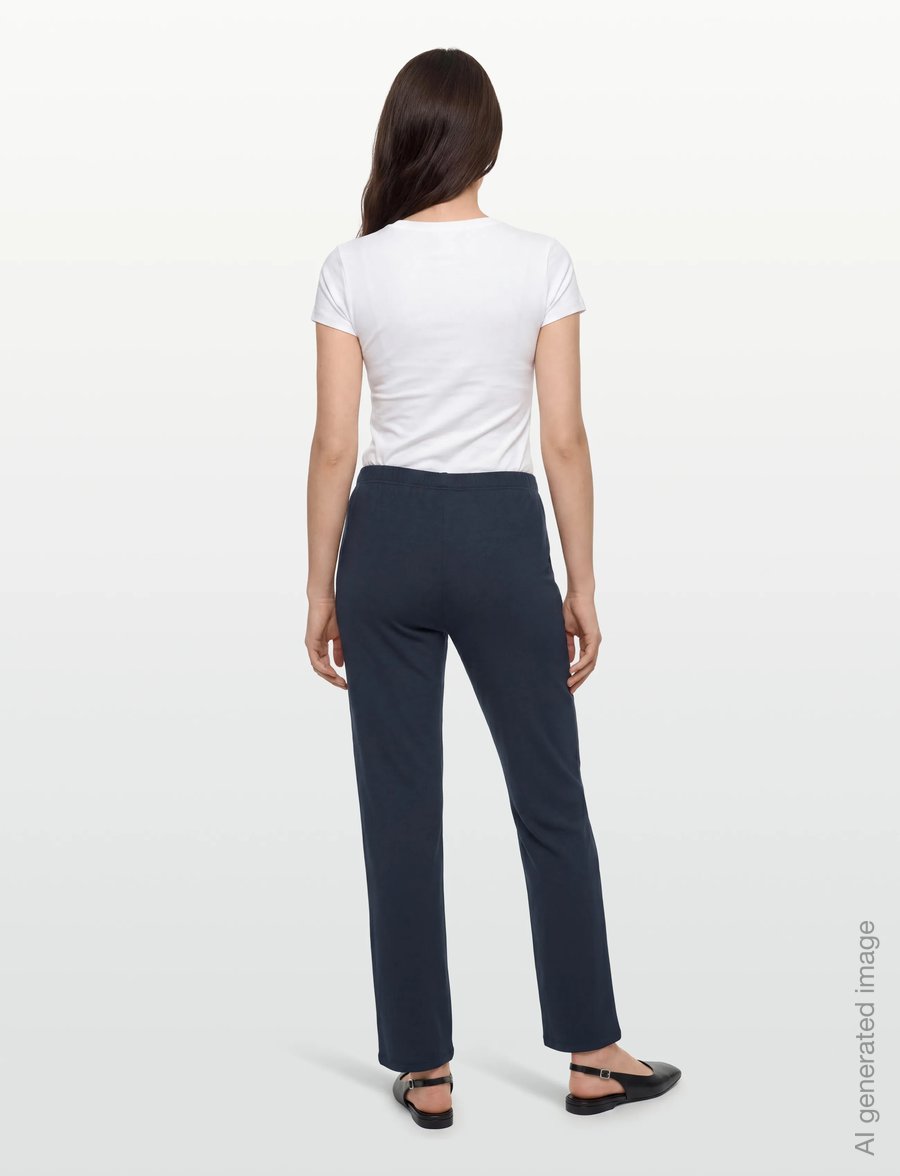 Gina Tricot - Low waist loungewear trousers - natbukser - navy blazer (5853) - 4